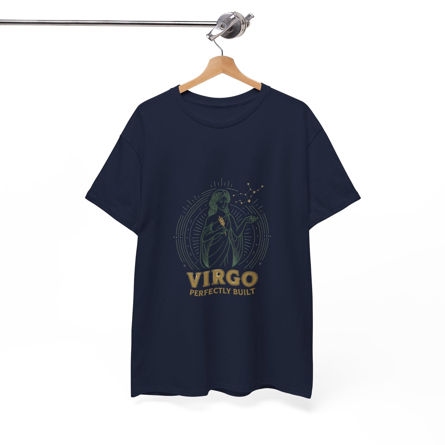 Virgo 'Perfectly Built' Zodiac T-Shirt — Astrology Graphic Tee