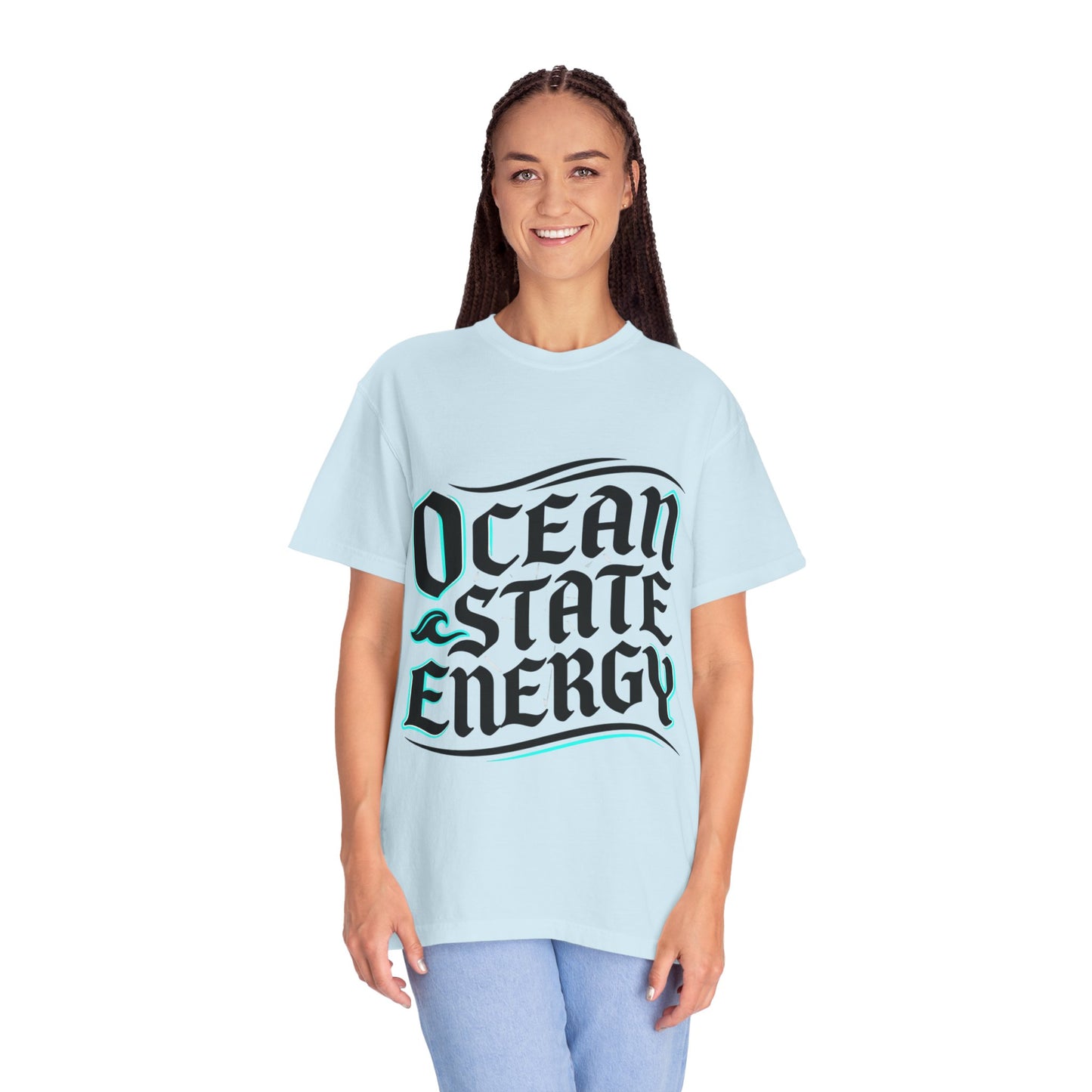 Ocean State Energy T-Shirt — Nautical Script Graphic Tee