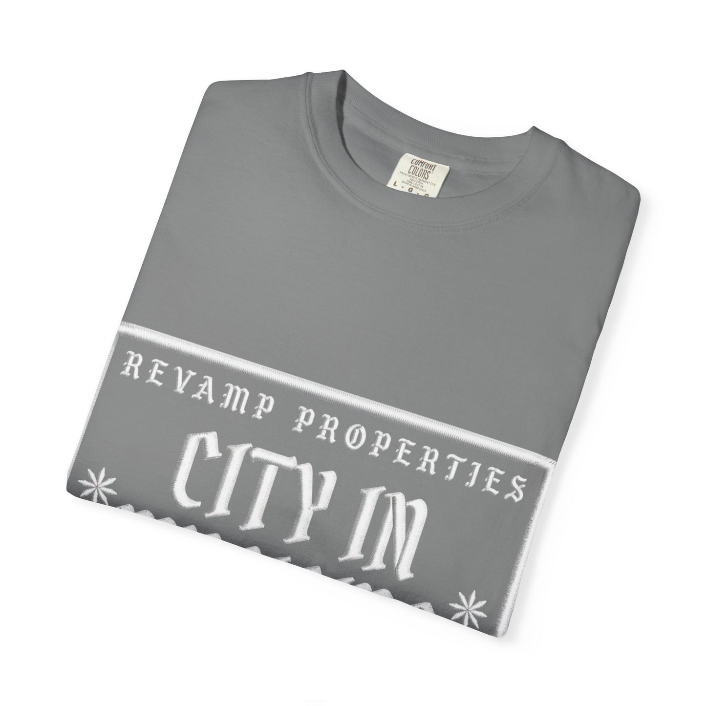 City In My Veins T‑Shirt — Vintage Cityscape Tee (Boston • NYC • Manchester)