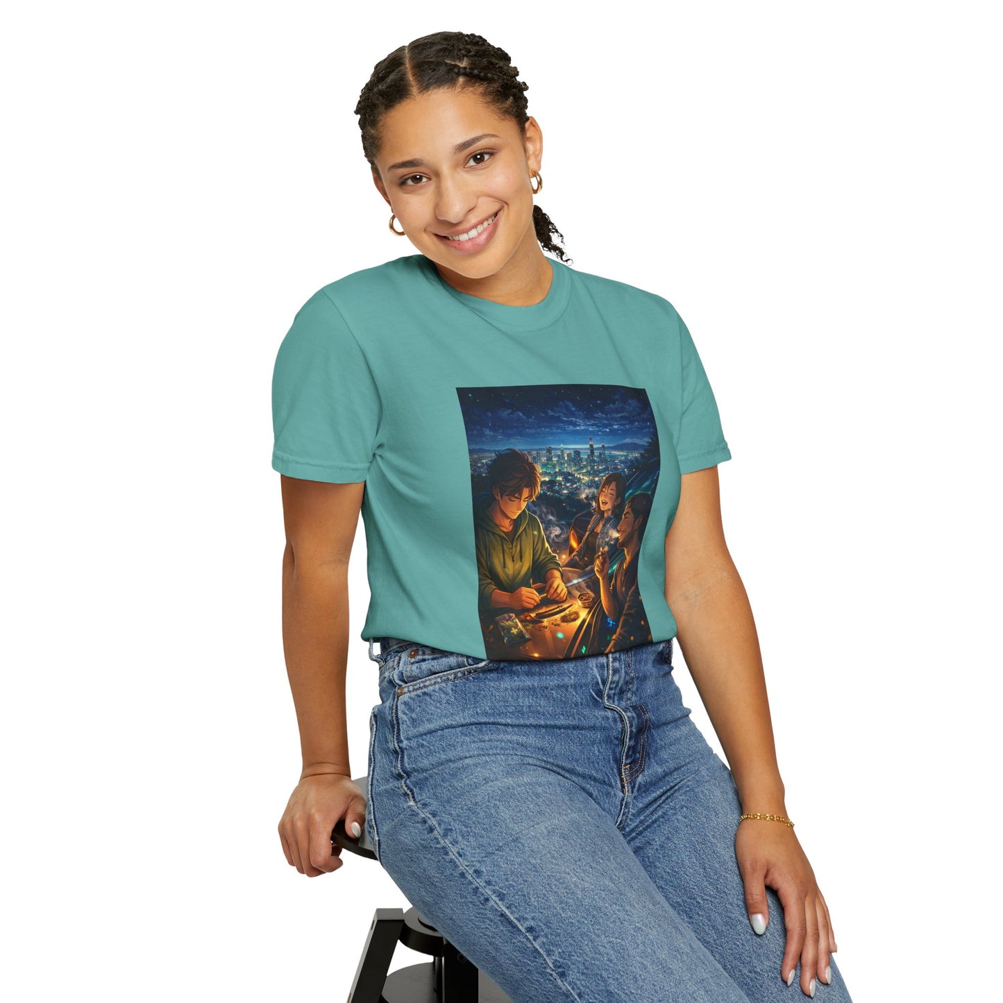 ROAD TRIP SMOKE SESSION-Unisex Garment-Dyed T-shirt