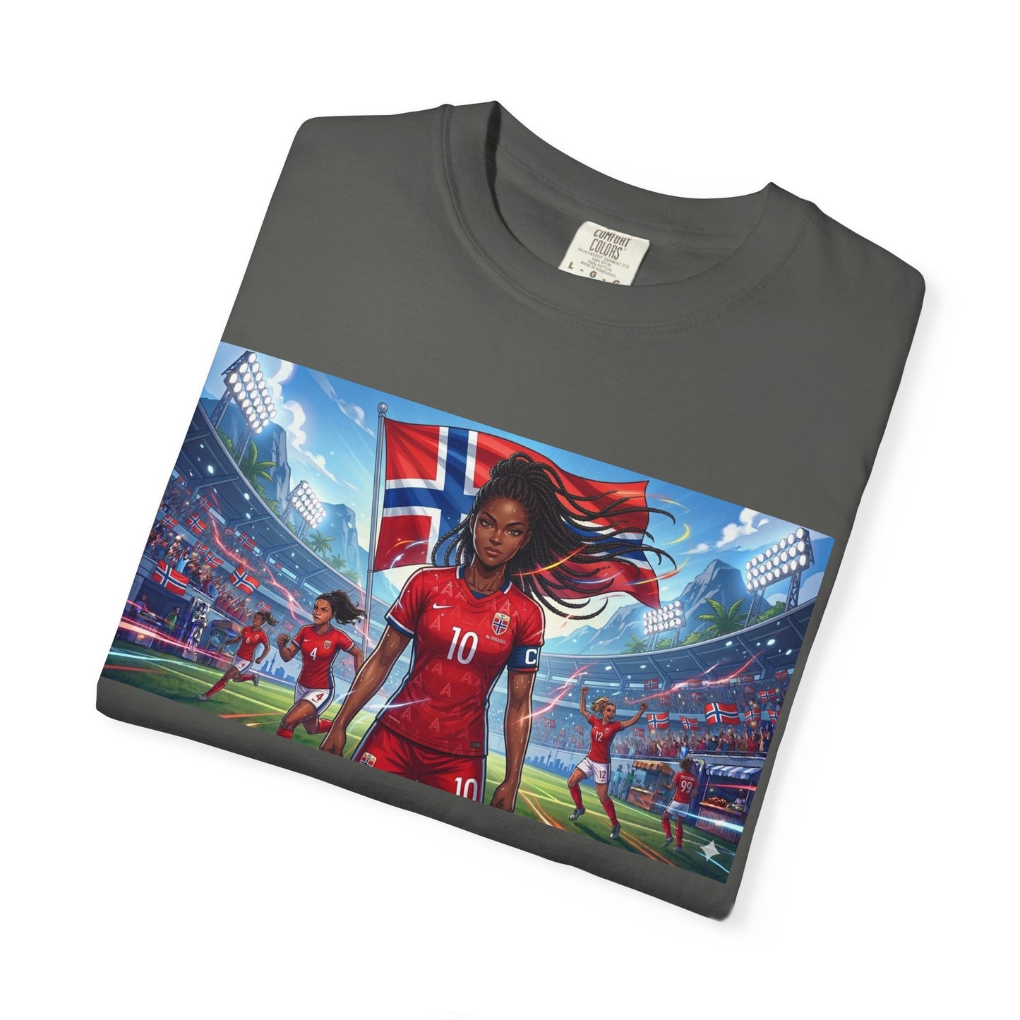COMMANDER Norway – Female Unisex Garment-Dyed T-shirt
