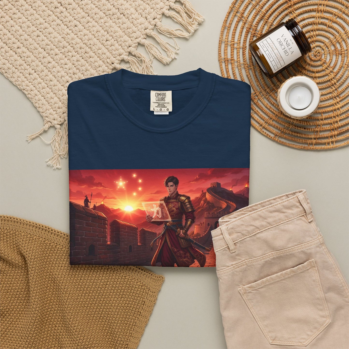 Scout Regiment Sunset T-Shirt — Anime Military Wall Scene