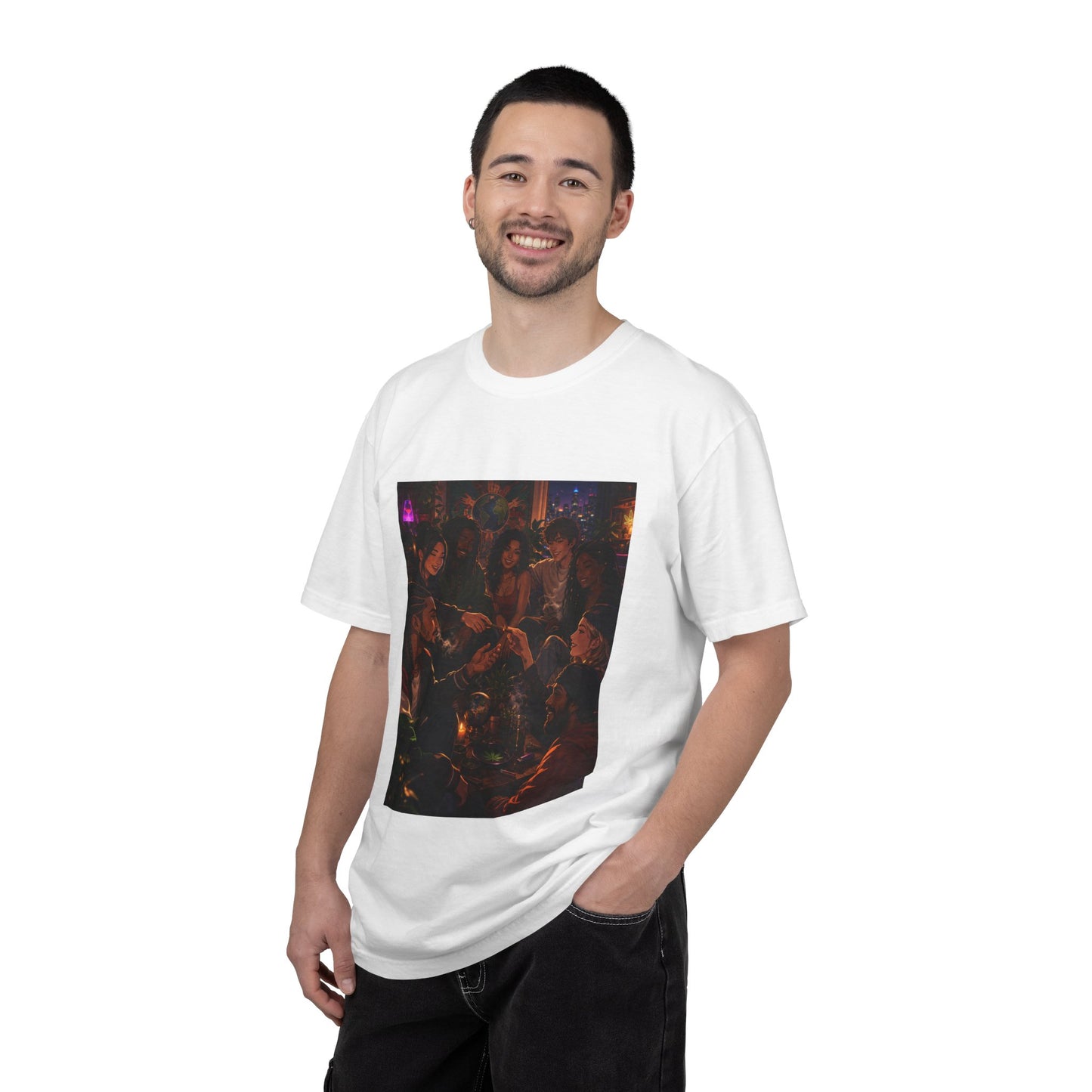 OUR MEMORIES - Vintage Night Party Scene T-Shirt