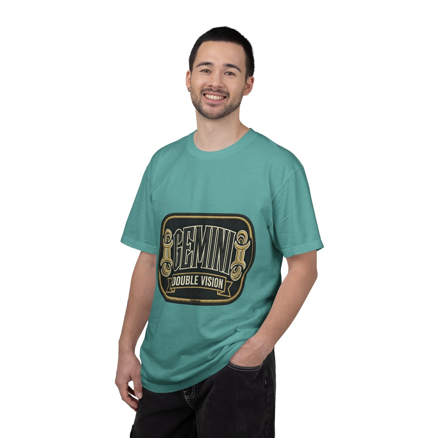 Gemini Double Vision T-Shirt — Zodiac Twin Graphic Tee