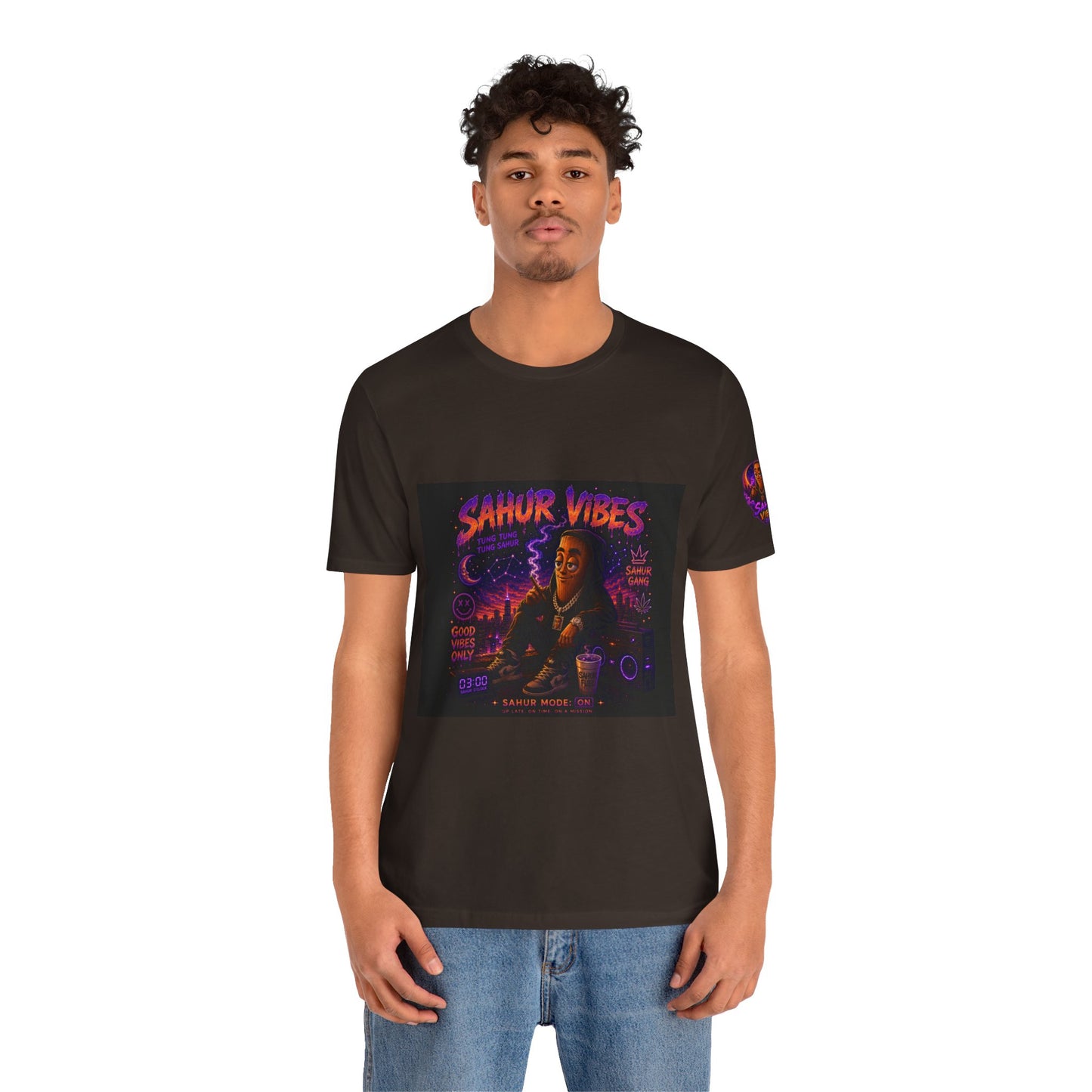 Tung Tung Tung Sahur SOLO Night Smoke DOLO Tee — Urban Chill Cartoon Design
