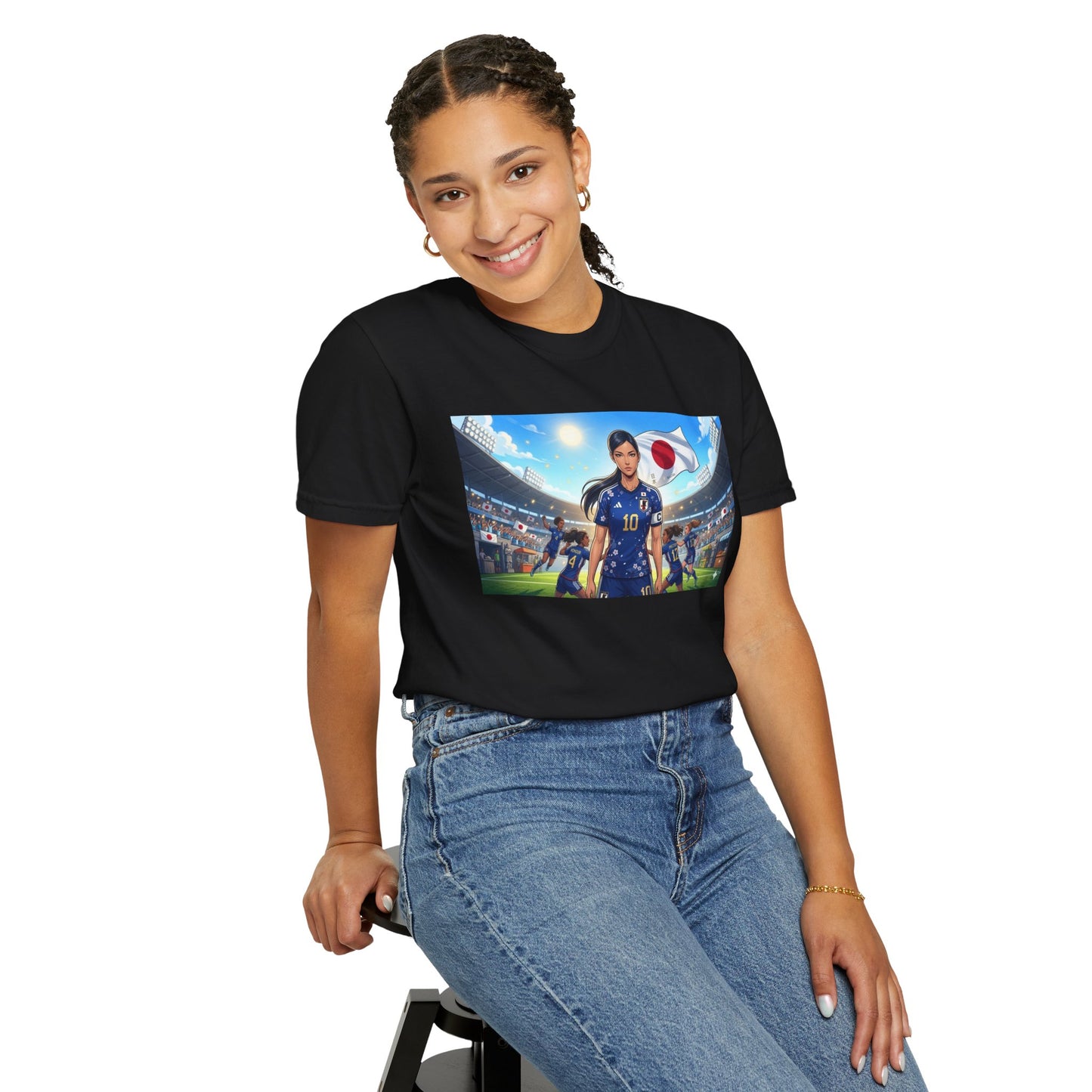 Soccer Player Japan T-Shirt — Japan Flag Soccer Fan Tee