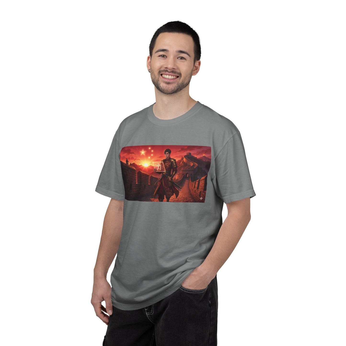 Scout Regiment Sunset T-Shirt — Anime Military Wall Scene