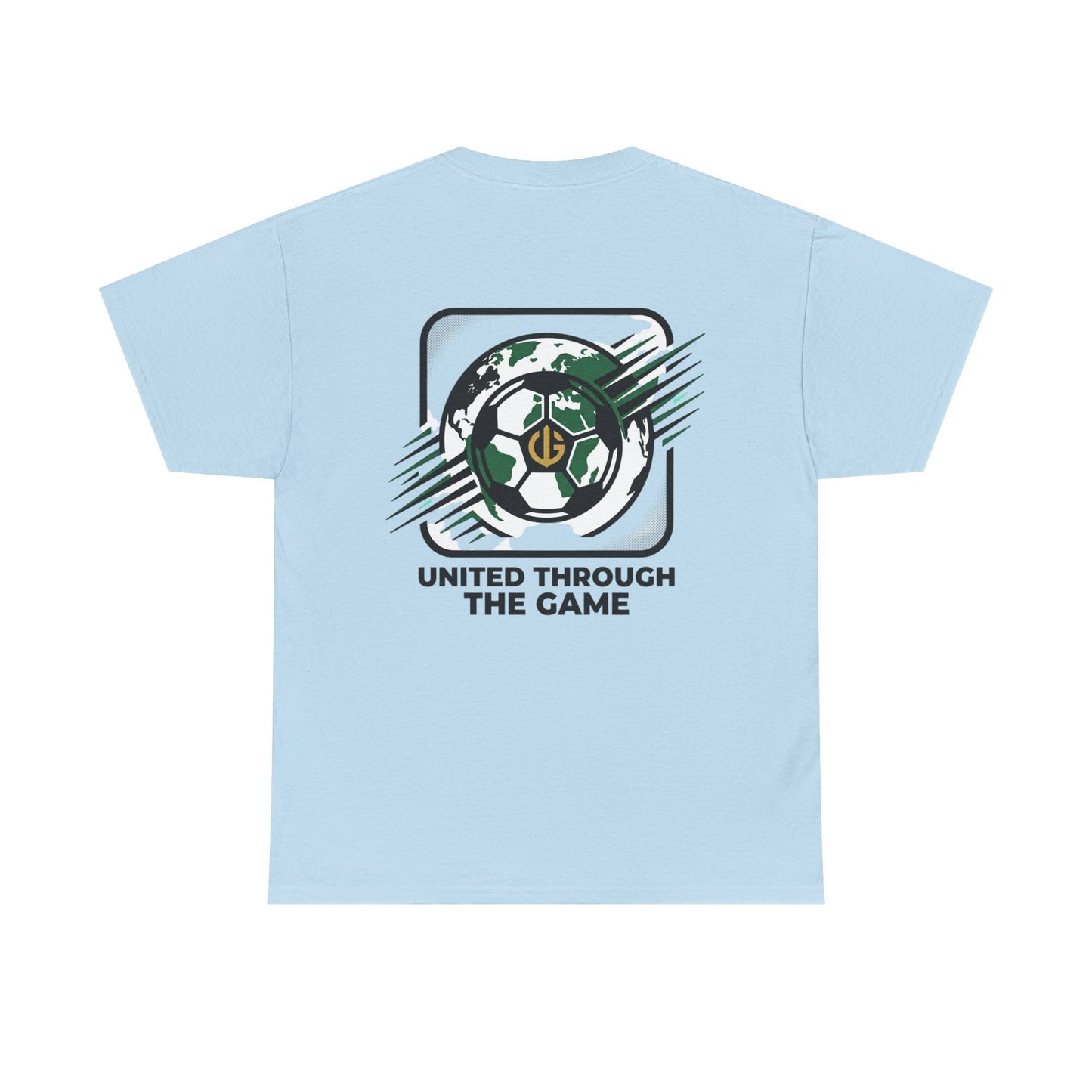 Soccer T-Shirt — "United Through the Game" Graphic Tee