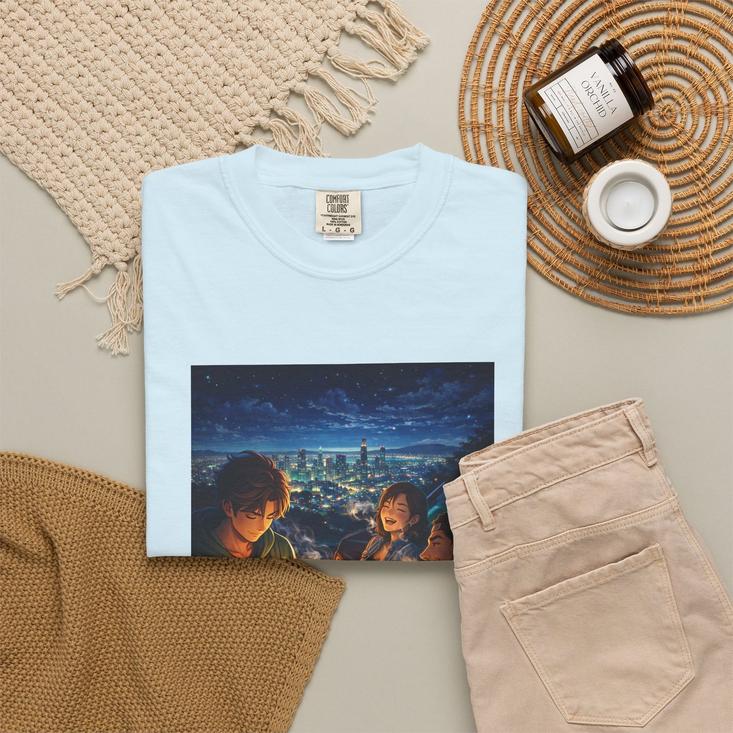 ROAD TRIP SMOKE SESSION-Unisex Garment-Dyed T-shirt
