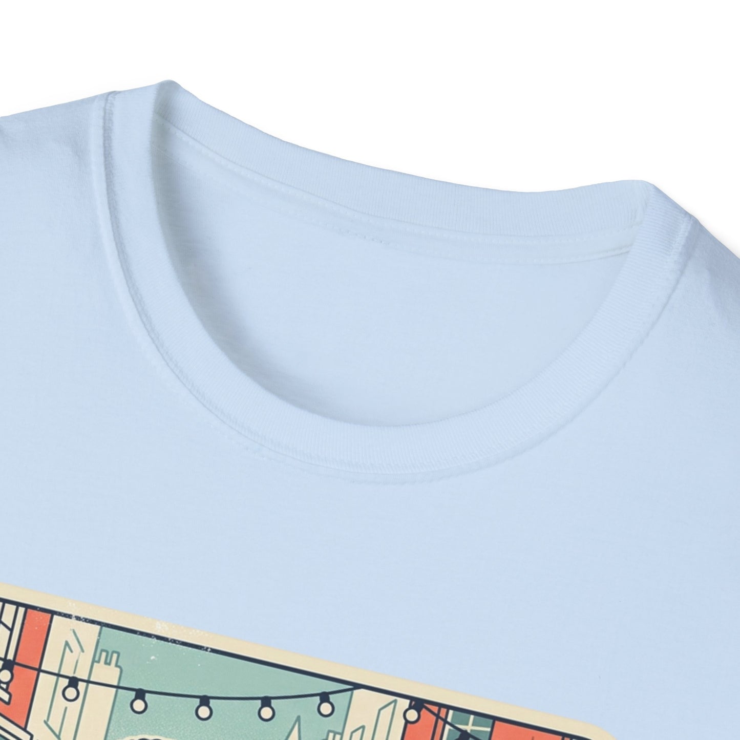 Flower Market Date — London T-Shirt — Retro Couple Floral Market Graphic Tee