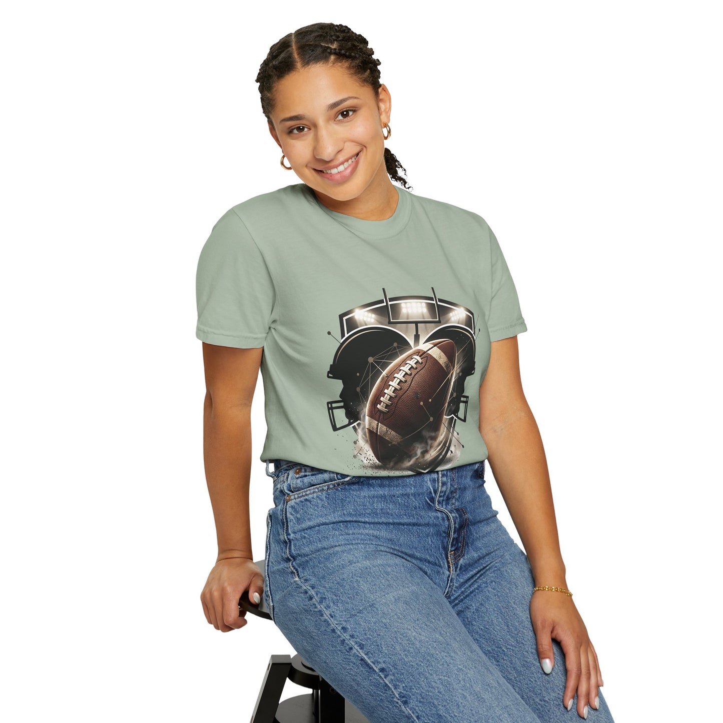 Football T-Shirt — "United Through the Game" Team Spirit Tee