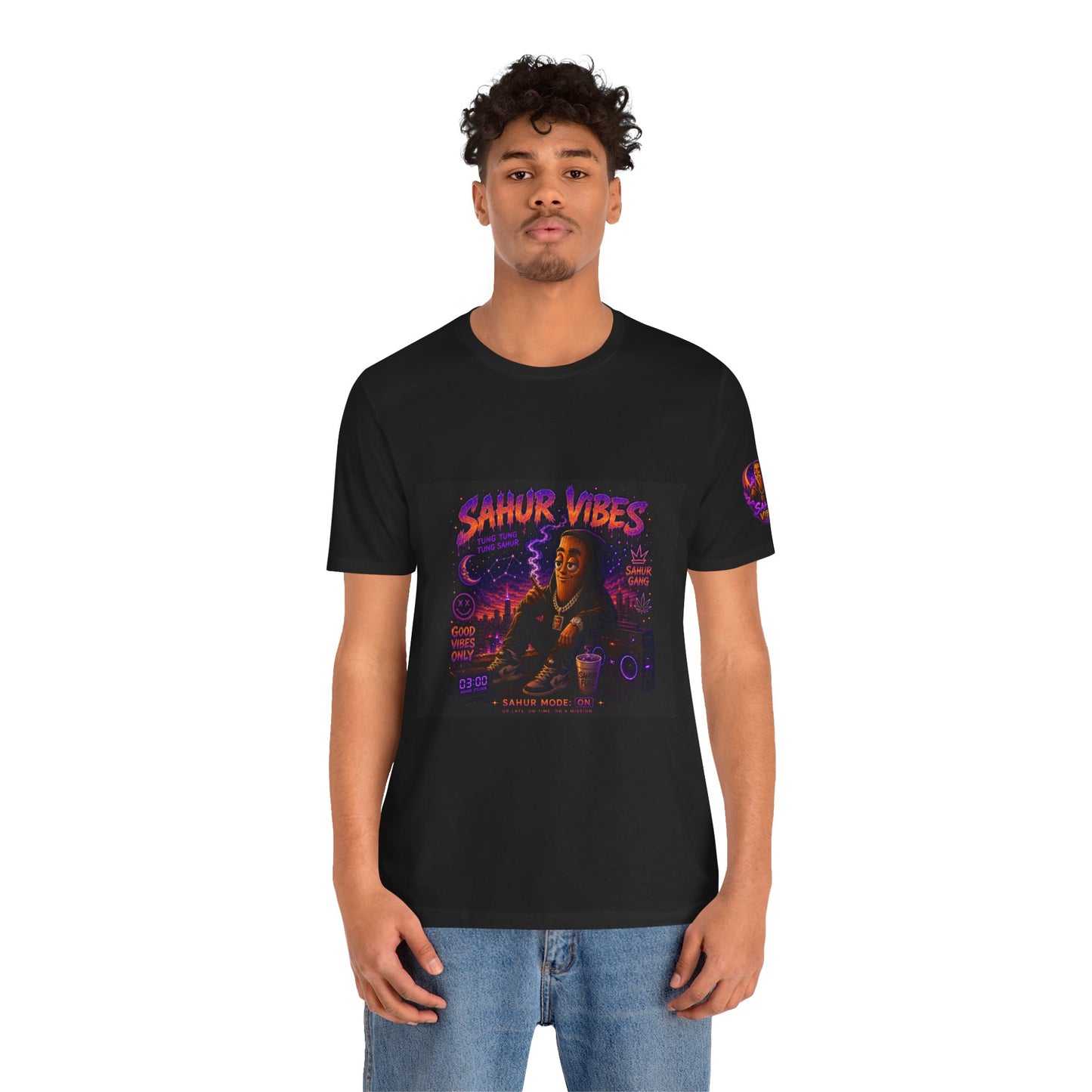 Tung Tung Tung Sahur SOLO Night Smoke DOLO Tee — Urban Chill Cartoon Design