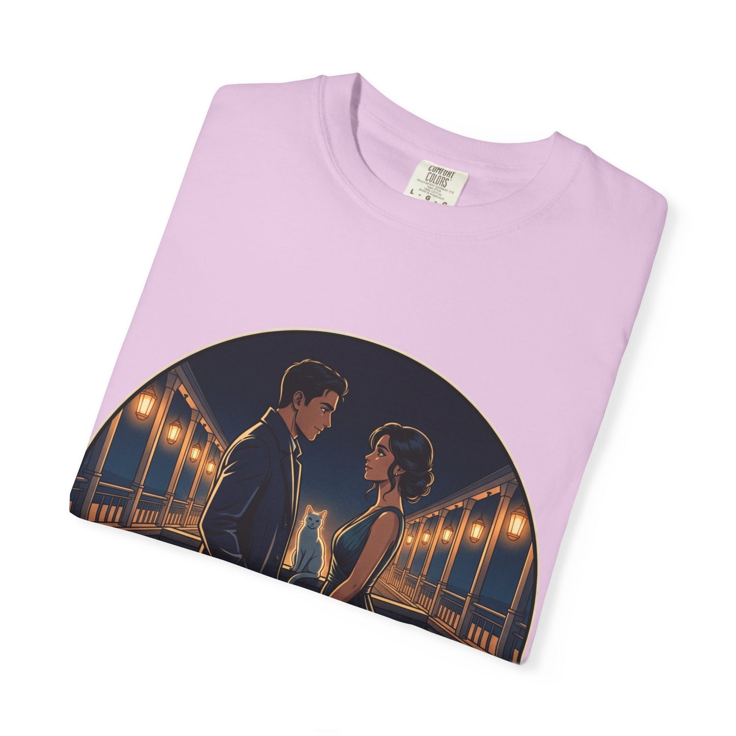 Romantic Night Stroll T-Shirt — "Even in the Quiet... We Shine" Graphic Tee
