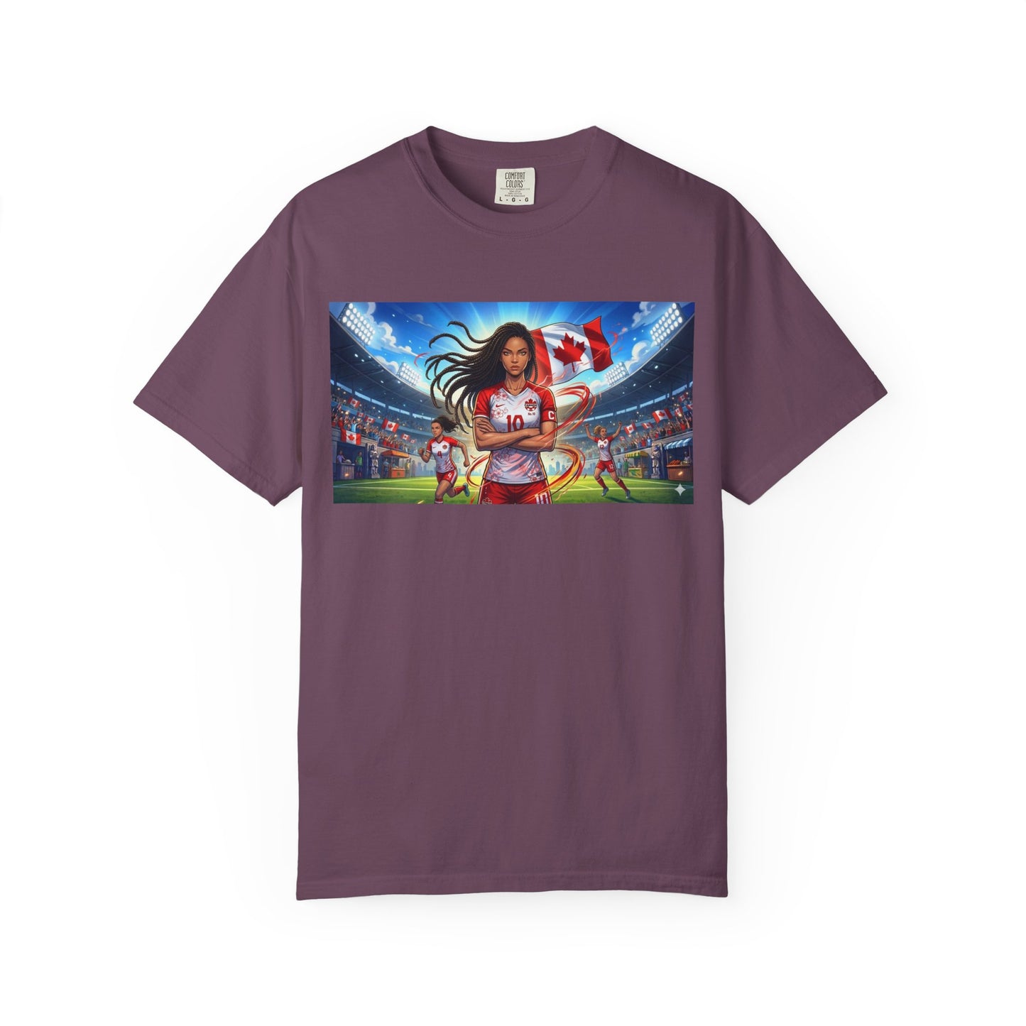 Soccer Star Canada T-Shirt — Women’s Team Jersey Graphic