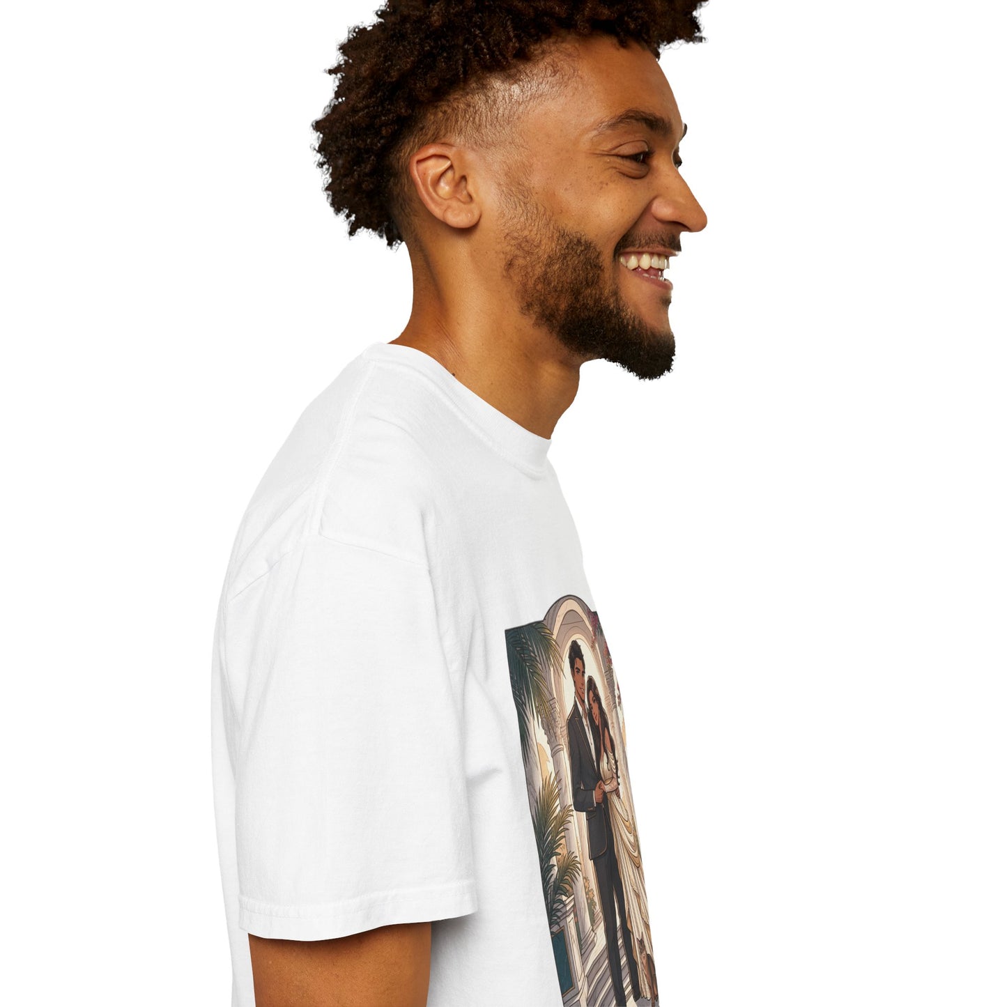 Romantic Vintage Wedding Portrait T-Shirt — "In Every Lifetime, I'd Find You"