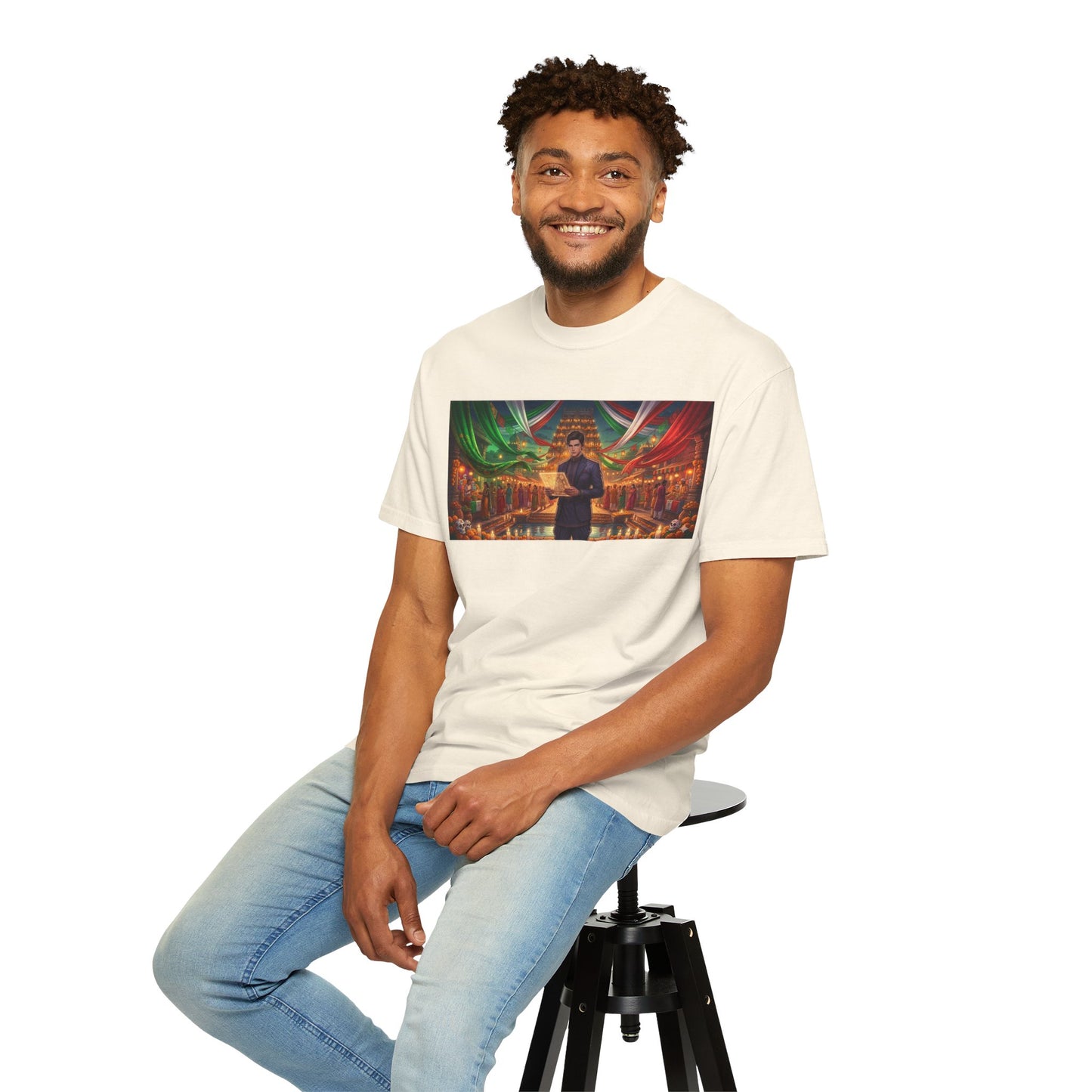 Mexican Festival Night T-Shirt — Cinematic Streets Graphic Tee