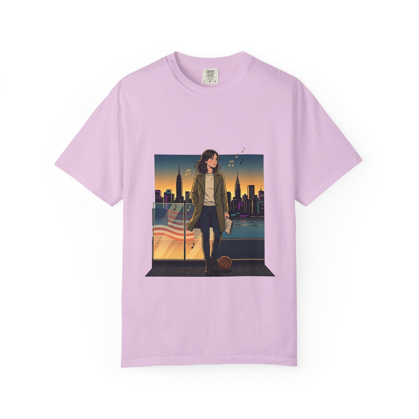 GLOBAL ENERGY: HER CITY, HER STORY— City Sunset Graphic T-Shirt