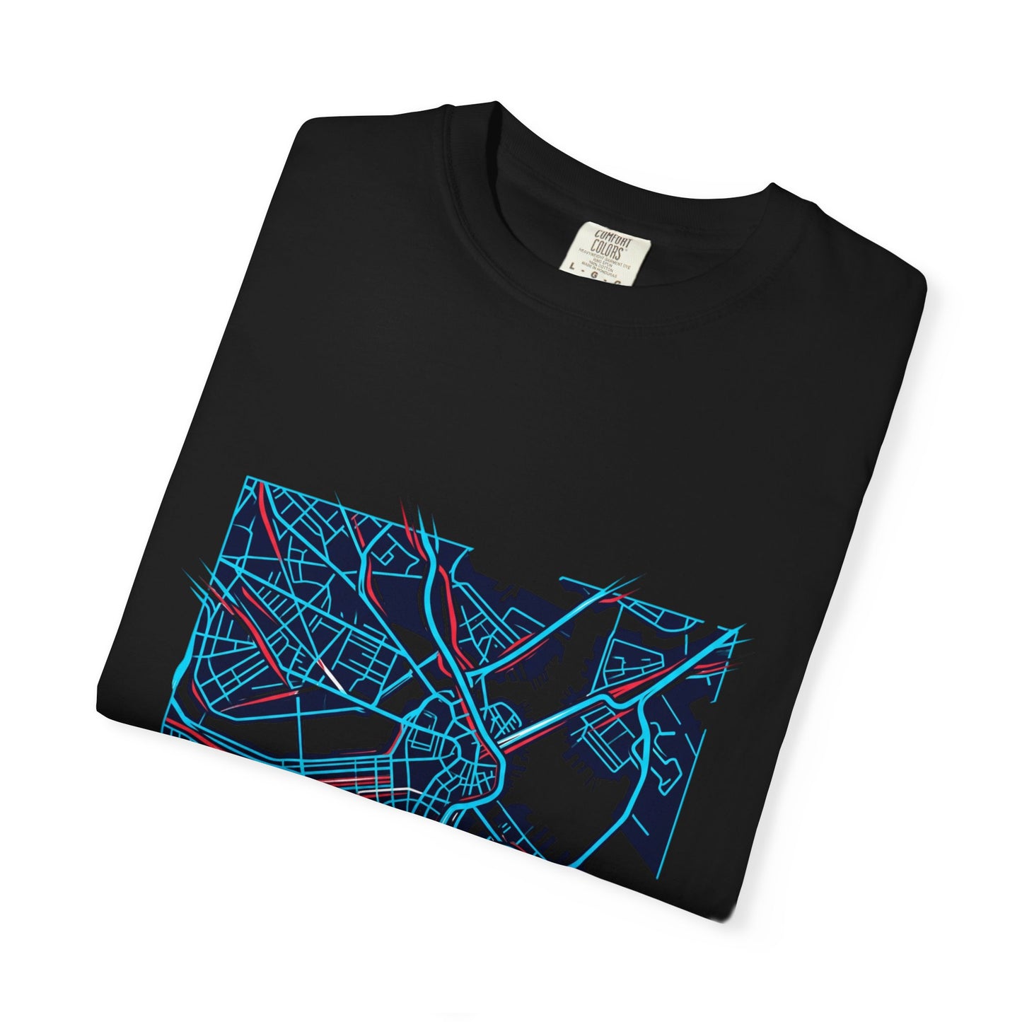 Boston Energy Map T-Shirt — City Map Graphic Tee