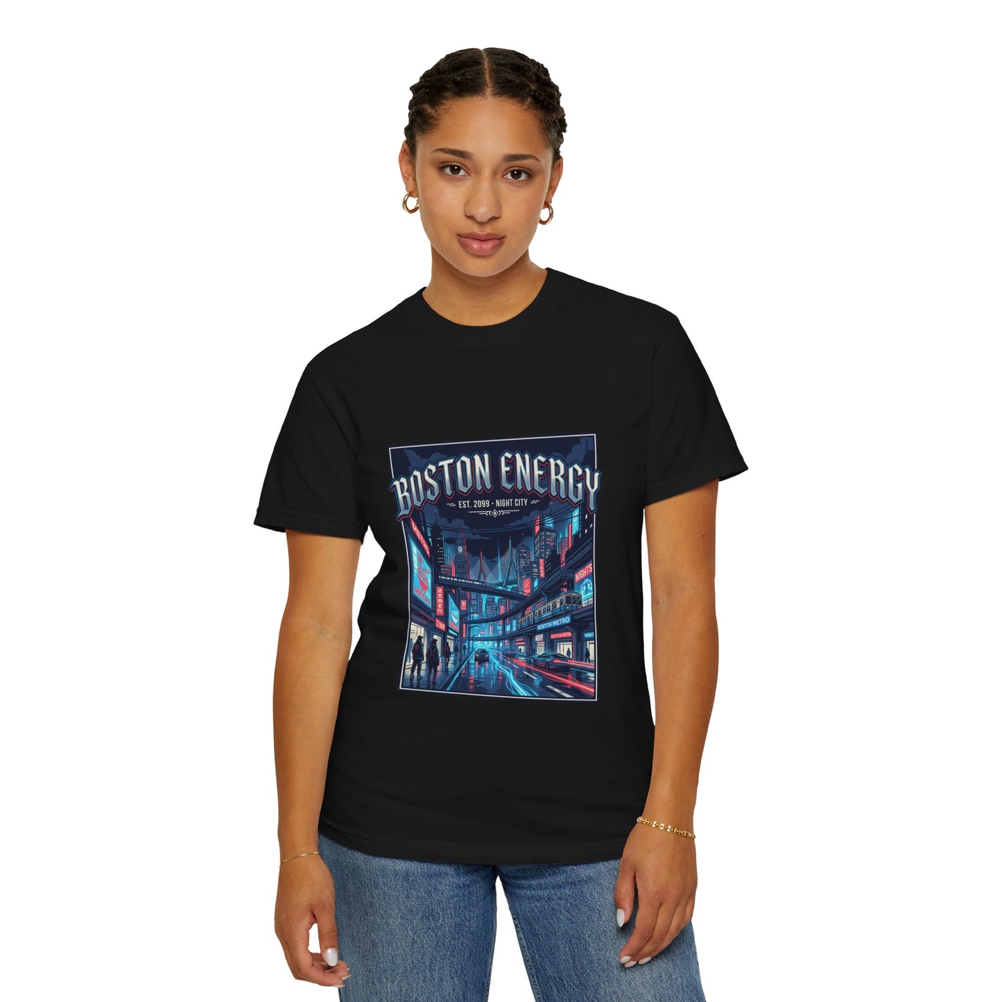 Boston Energy Graphic T-Shirt — Neon City Streetwear
