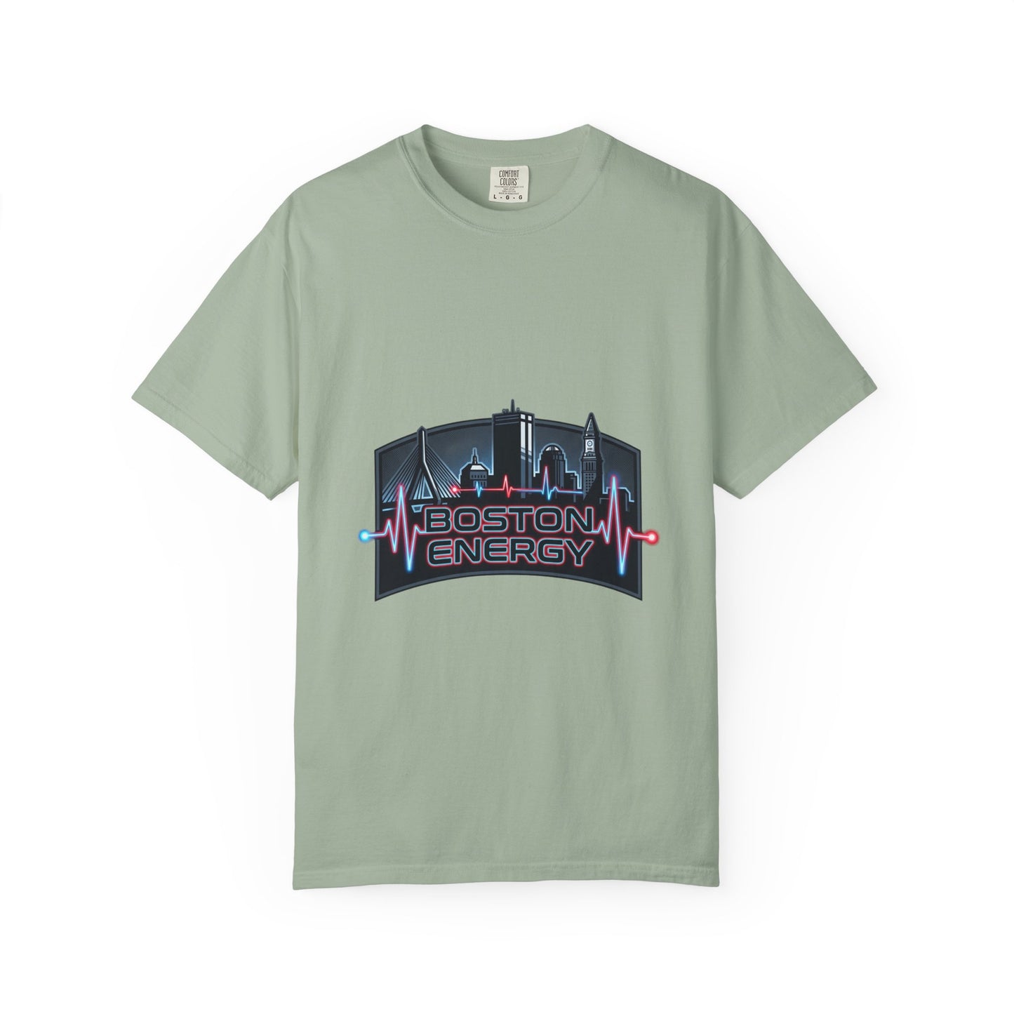Boston Energy T-Shirt — City Skyline Neon Tee