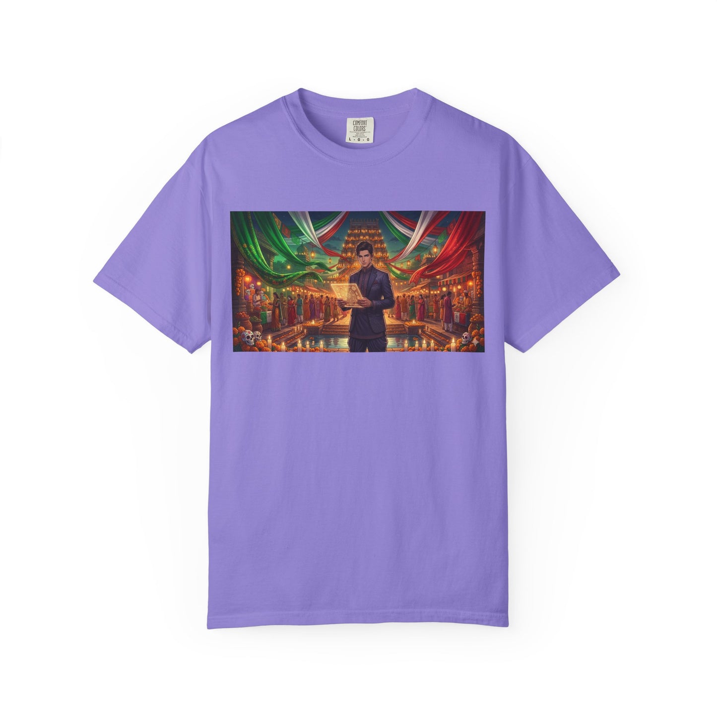 Mexican Festival Night T-Shirt — Cinematic Streets Graphic Tee