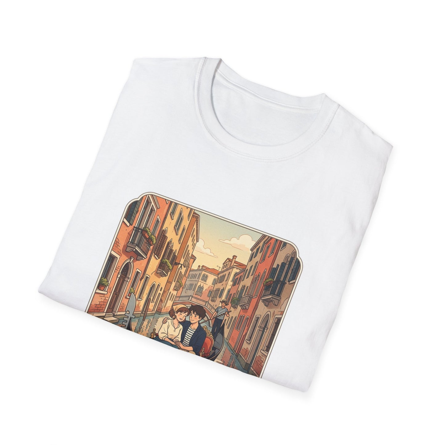 T-Shirt — Love in Venice Gondola Romantic Travel Tee