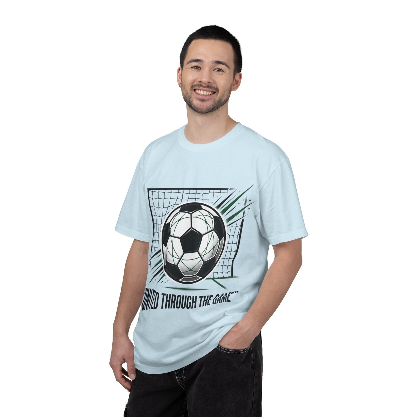 Soccer Graphic T-Shirt — "United Through The Game"