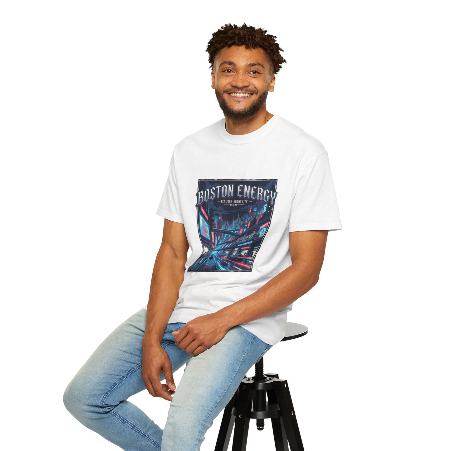 Boston Energy Graphic T-Shirt — Neon City Streetwear
