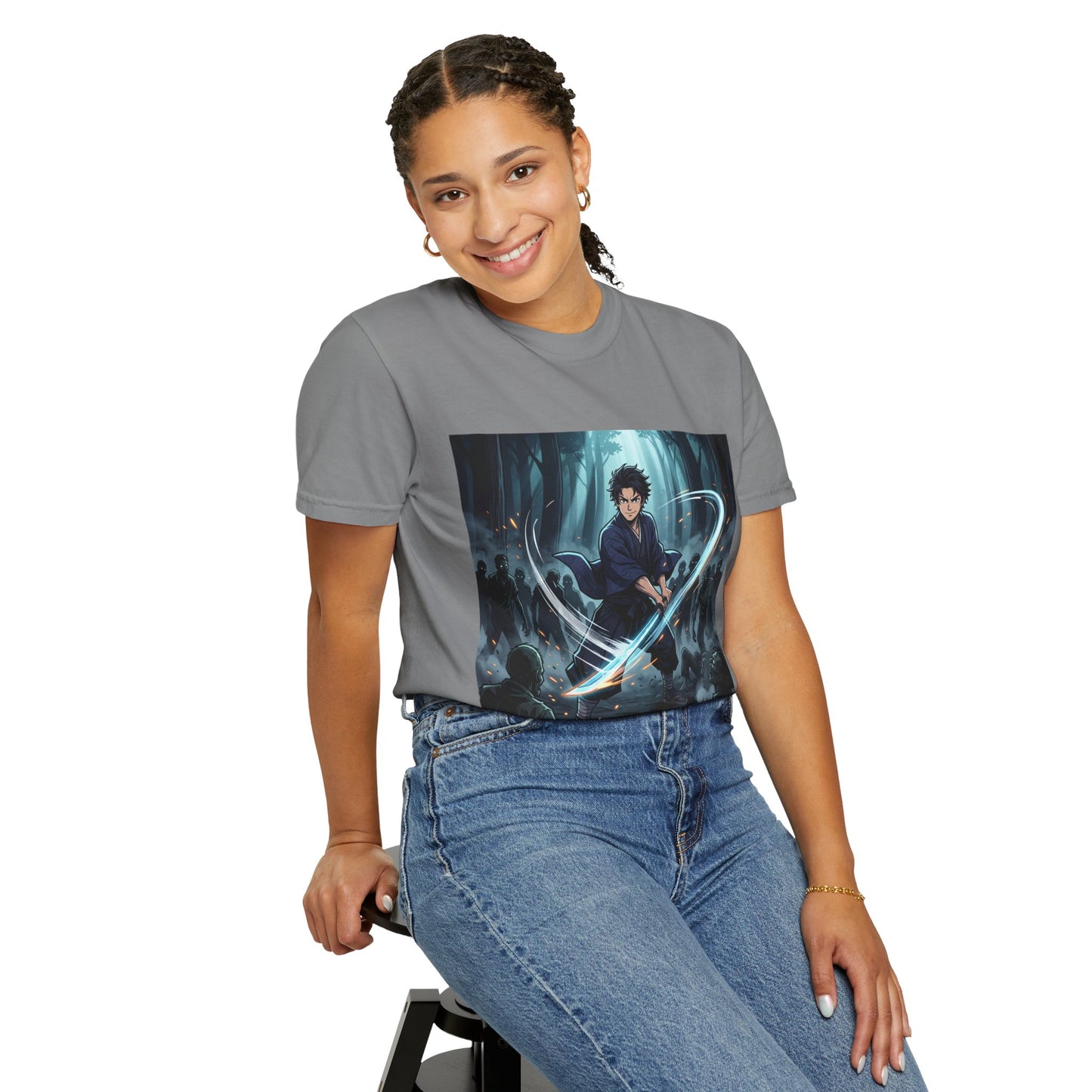Mage Battlemage T‑Shirt — Fantasy Wizard Magic Sword Illustration Tee