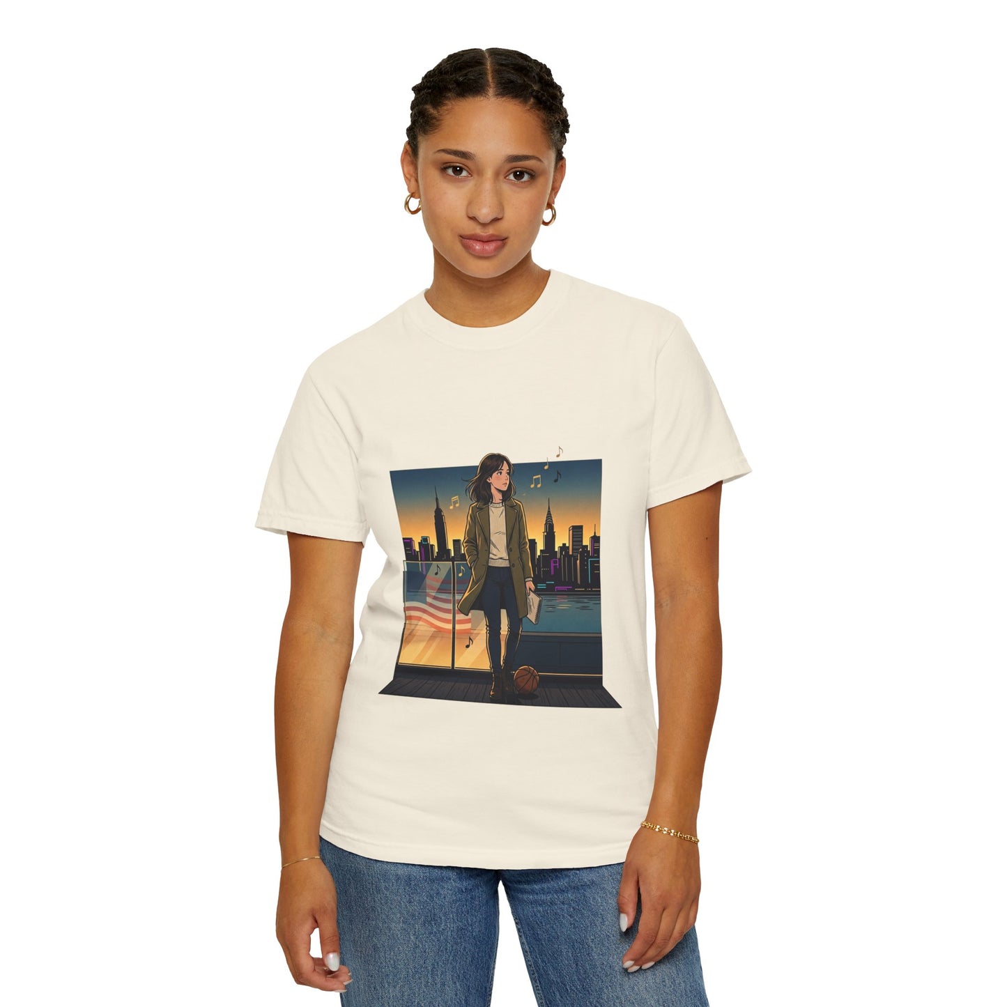 GLOBAL ENERGY: HER CITY, HER STORY— City Sunset Graphic T-Shirt