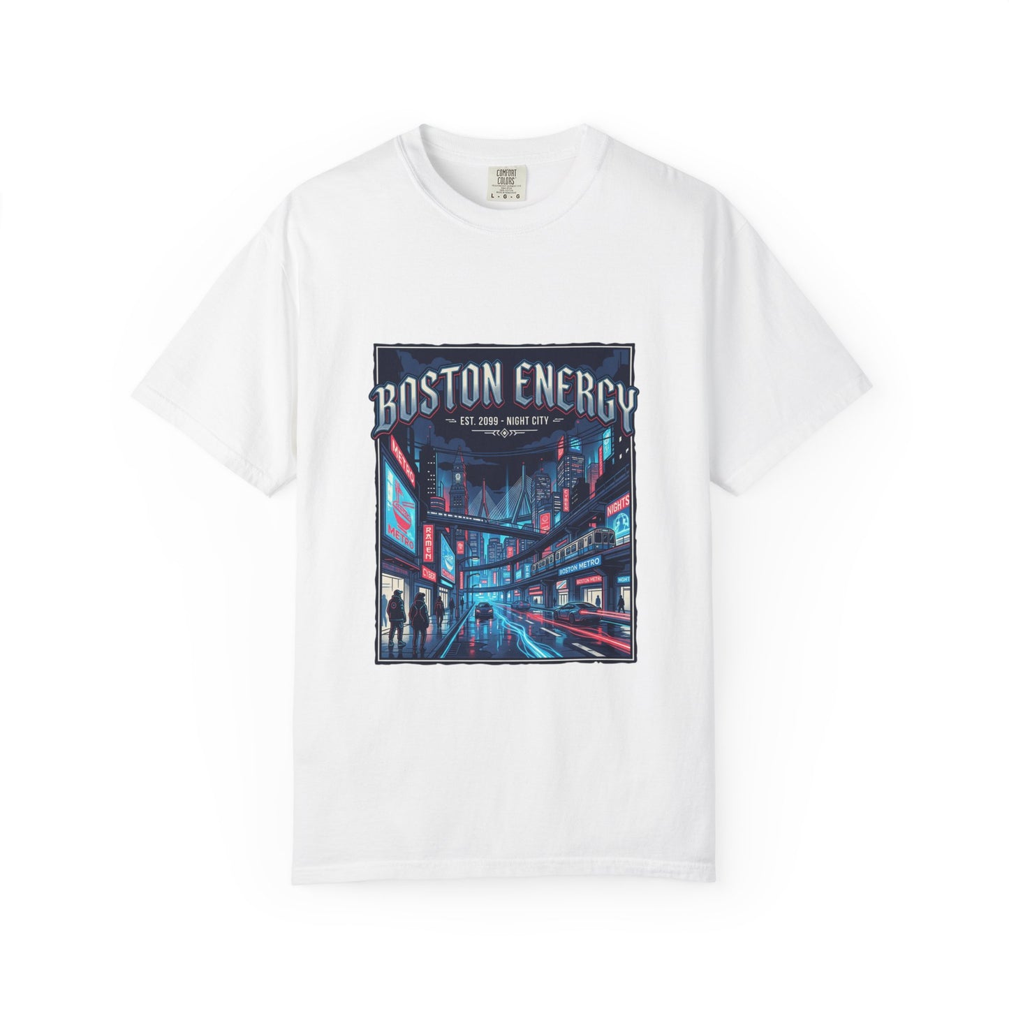 Boston Energy Graphic T-Shirt — Neon City Streetwear