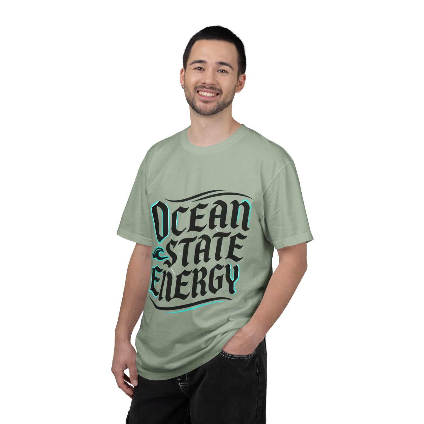 Ocean State Energy T-Shirt — Nautical Script Graphic Tee