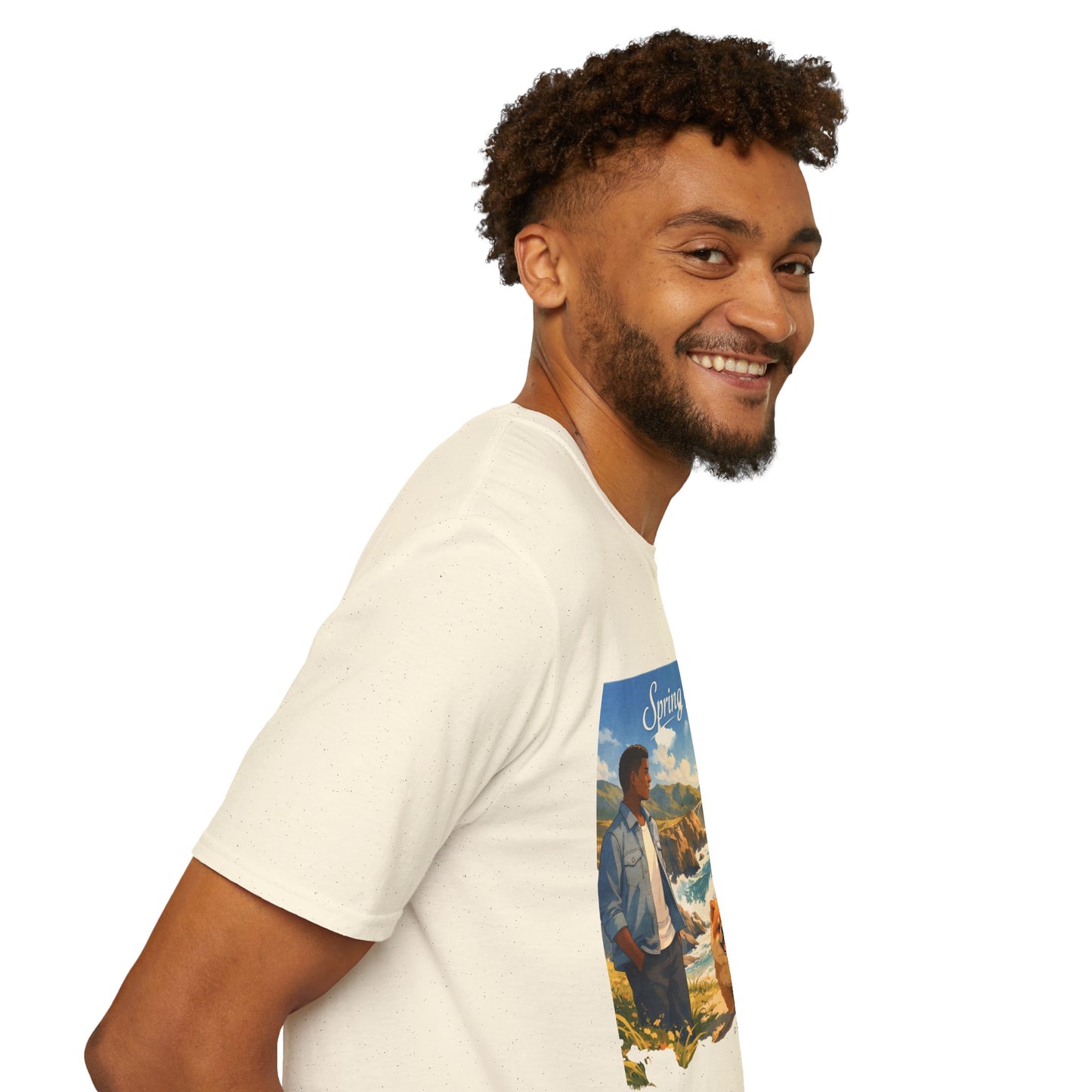 Spring of Us T-Shirt — Romantic Coastal Illustration Tee