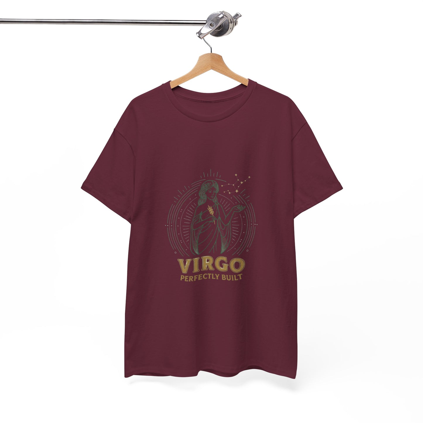 Virgo 'Perfectly Built' Zodiac T-Shirt — Astrology Graphic Tee
