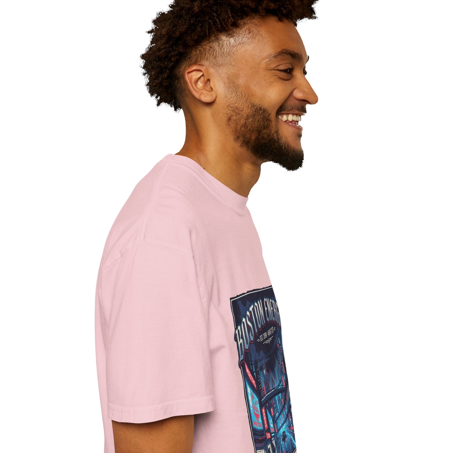 Boston Energy Graphic T-Shirt — Neon City Streetwear