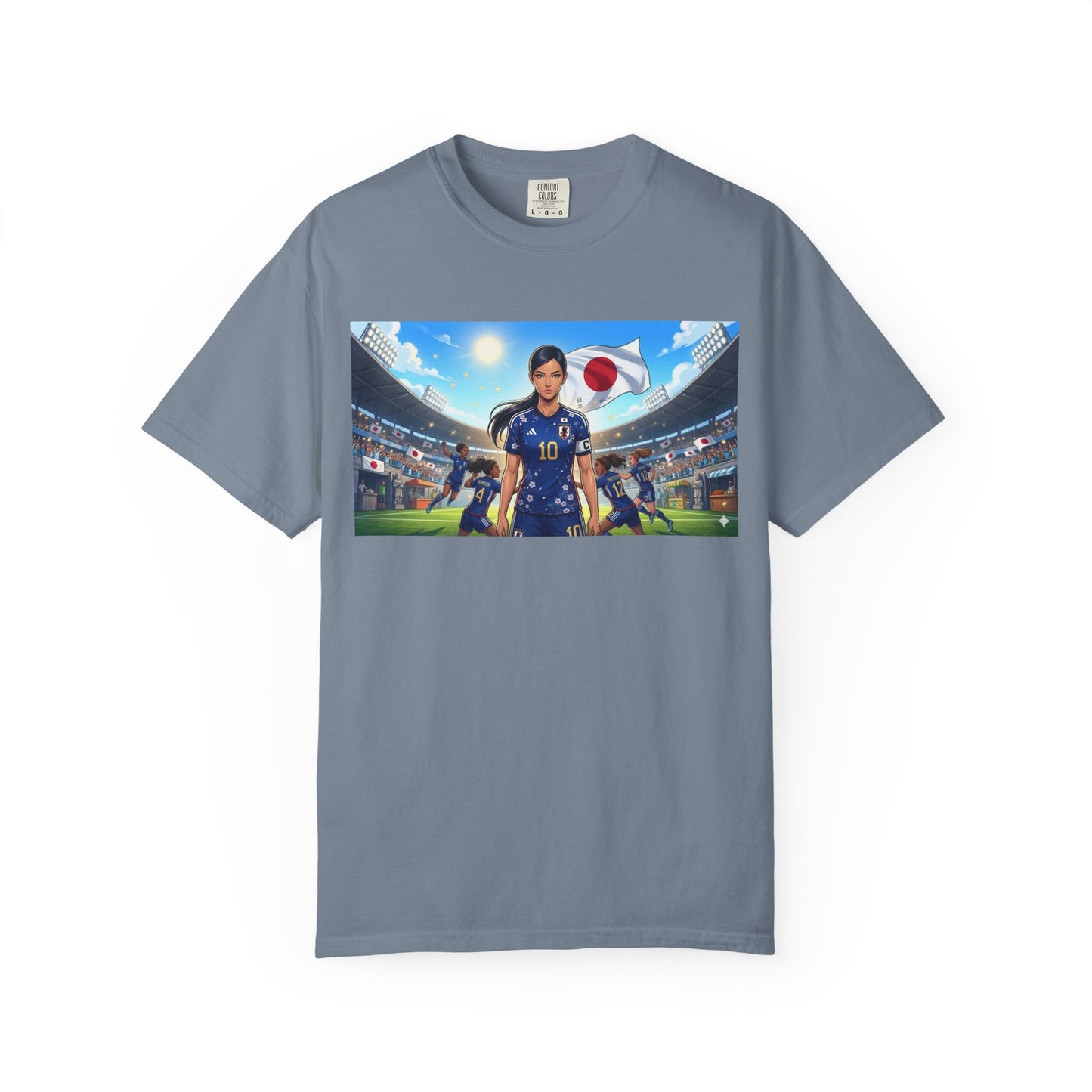 Soccer Player Japan T-Shirt — Japan Flag Soccer Fan Tee