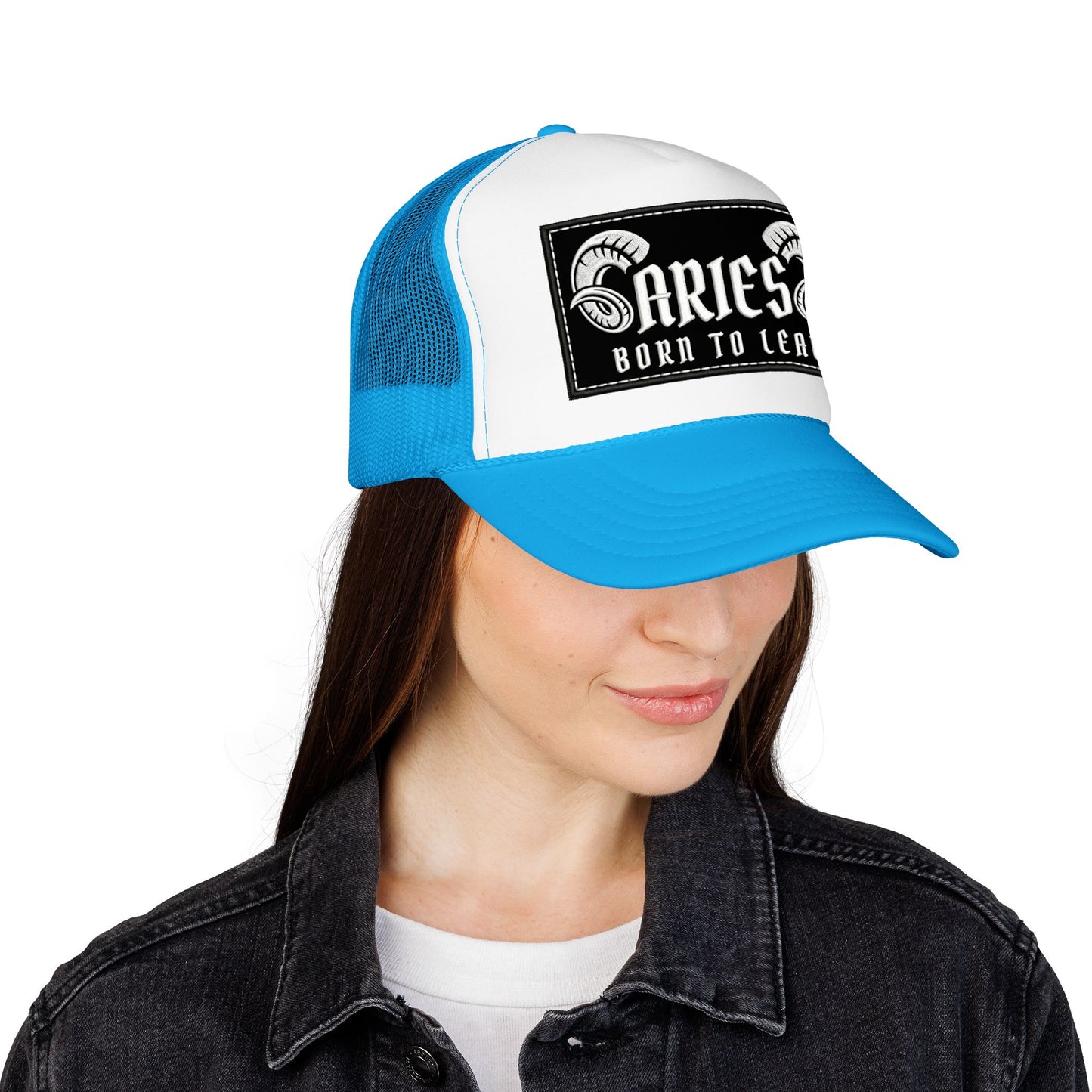 Trucker Hat - Aries 'Born to Lead' Zodiac Cap