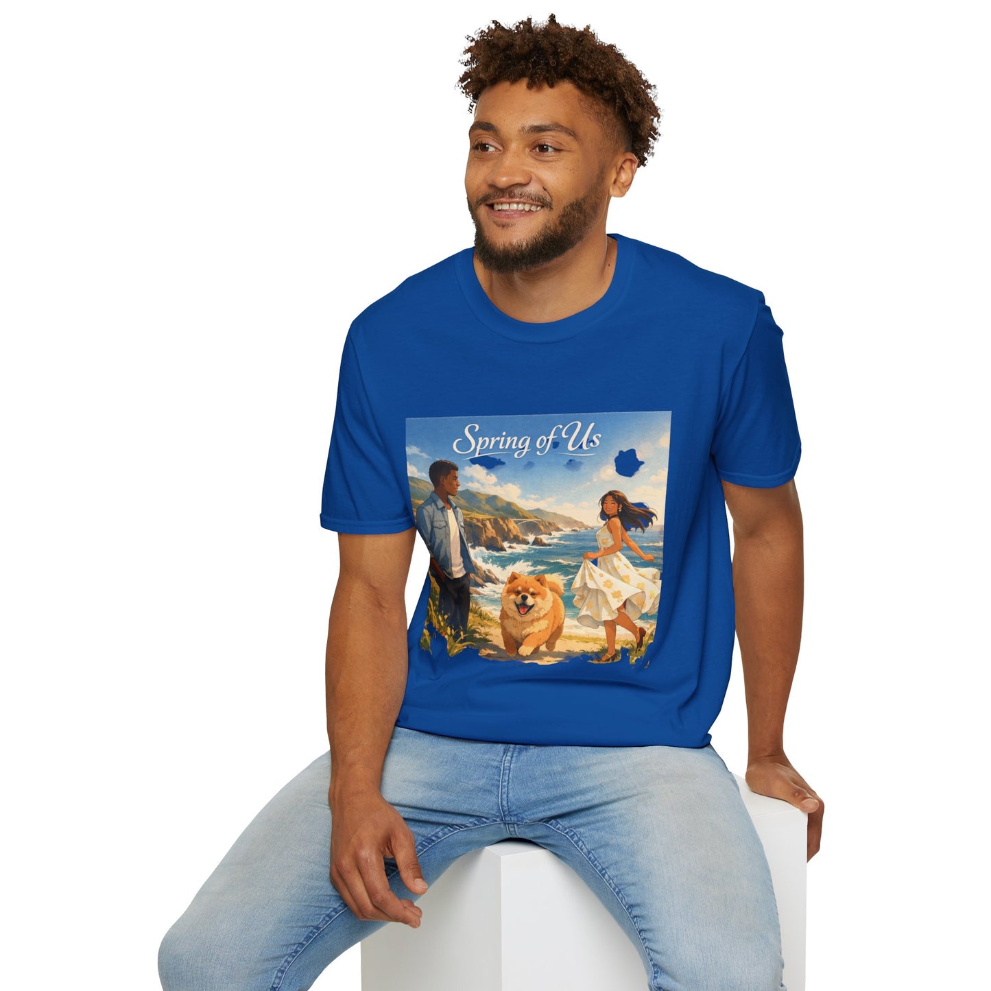 Spring of Us T-Shirt — Romantic Coastal Illustration Tee