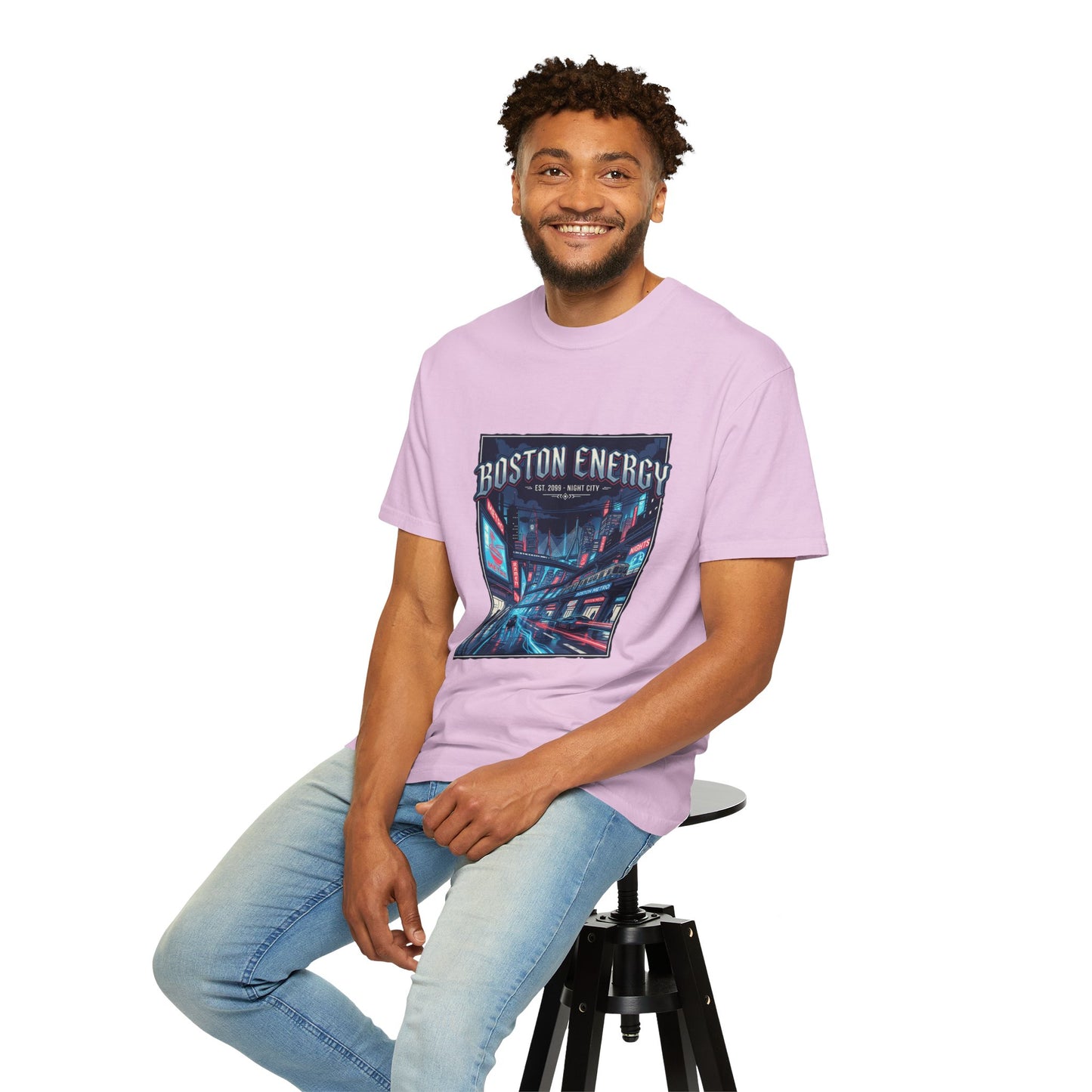 Boston Energy Graphic T-Shirt — Neon City Streetwear