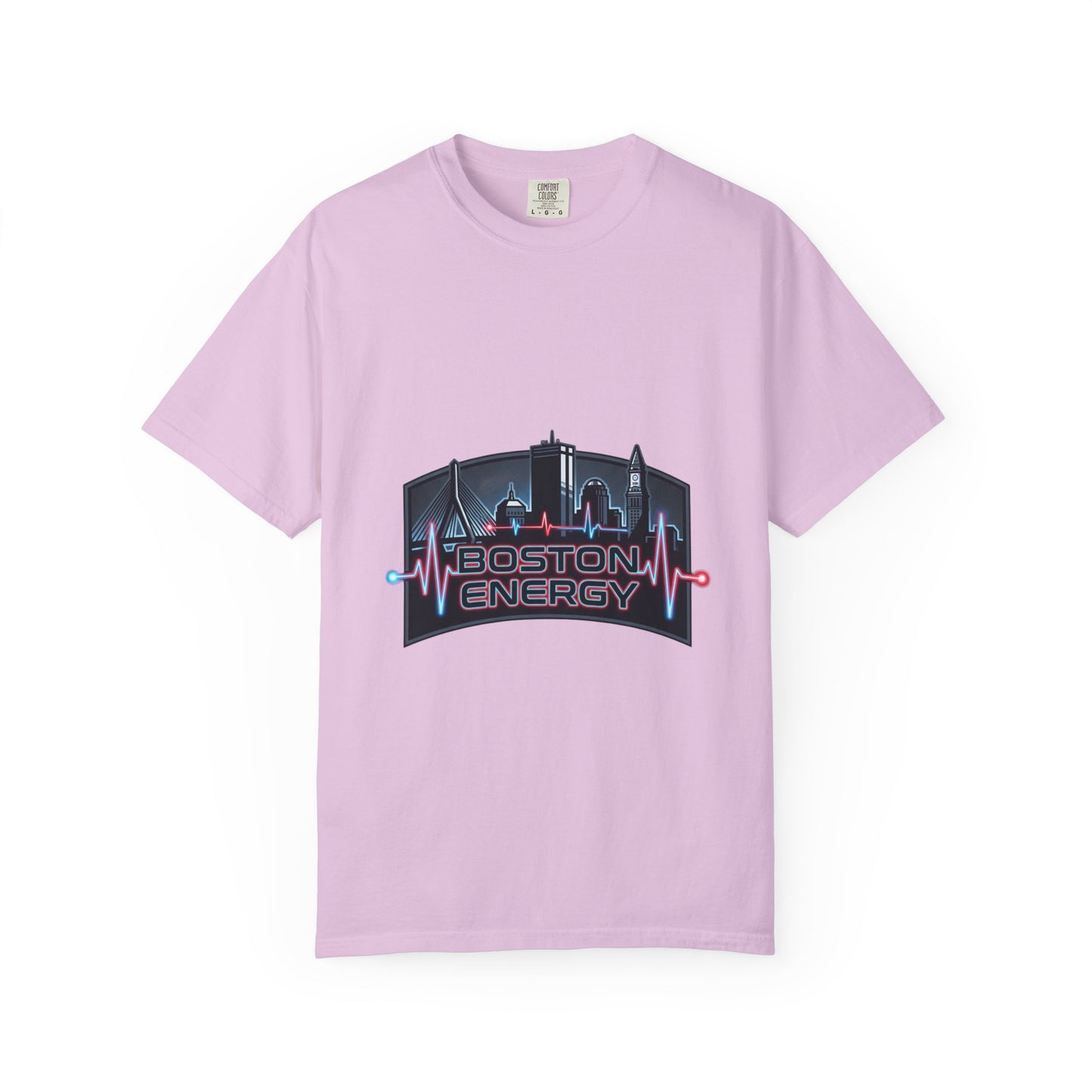 Boston Energy T-Shirt — City Skyline Neon Tee