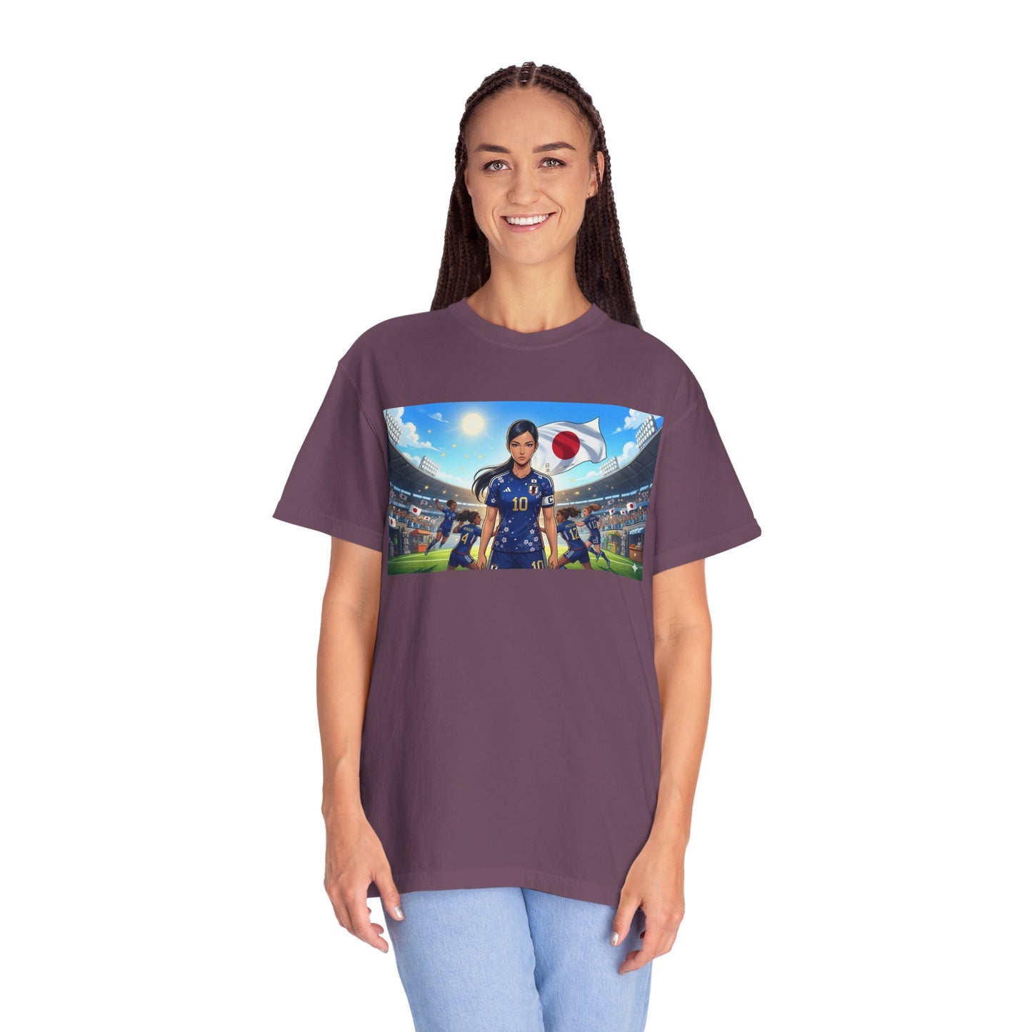 Soccer Player Japan T-Shirt — Japan Flag Soccer Fan Tee