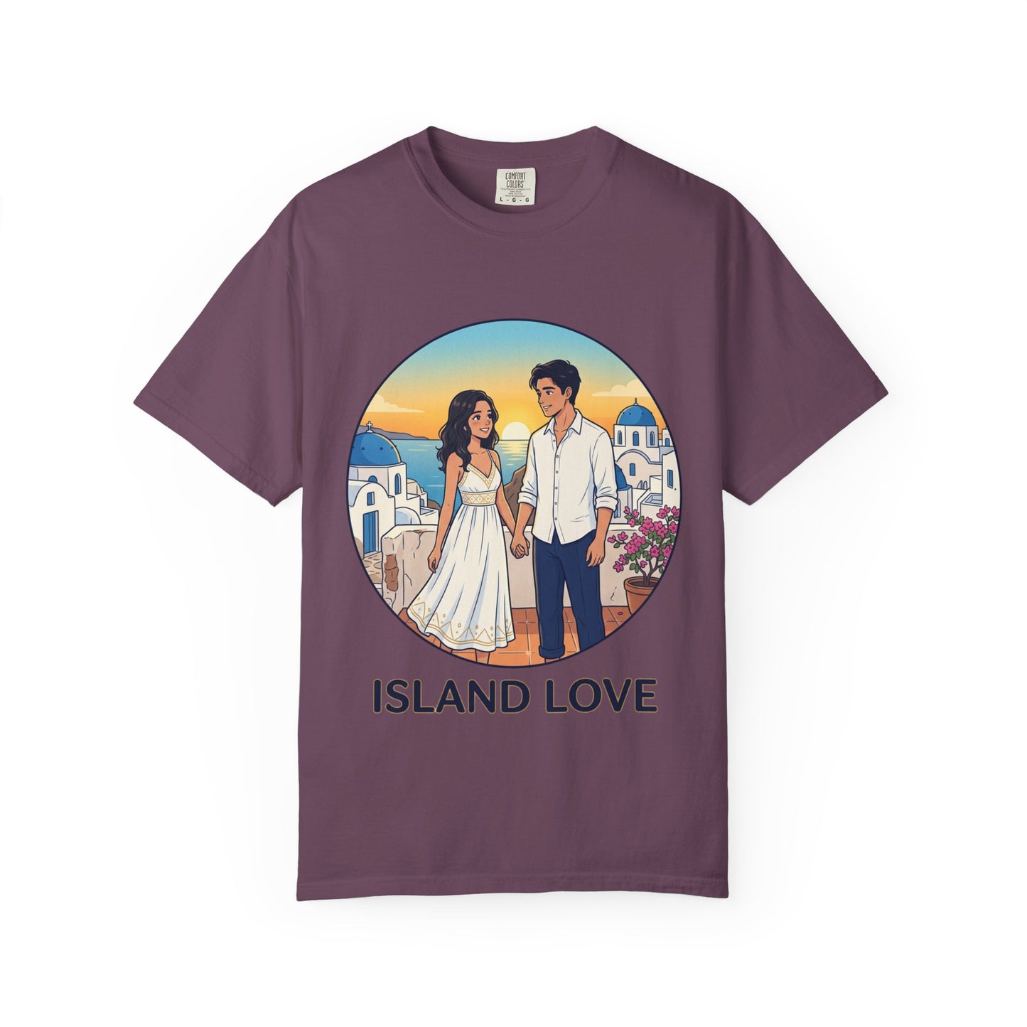Island Love T-Shirt — Romantic Couples Vacation Tee