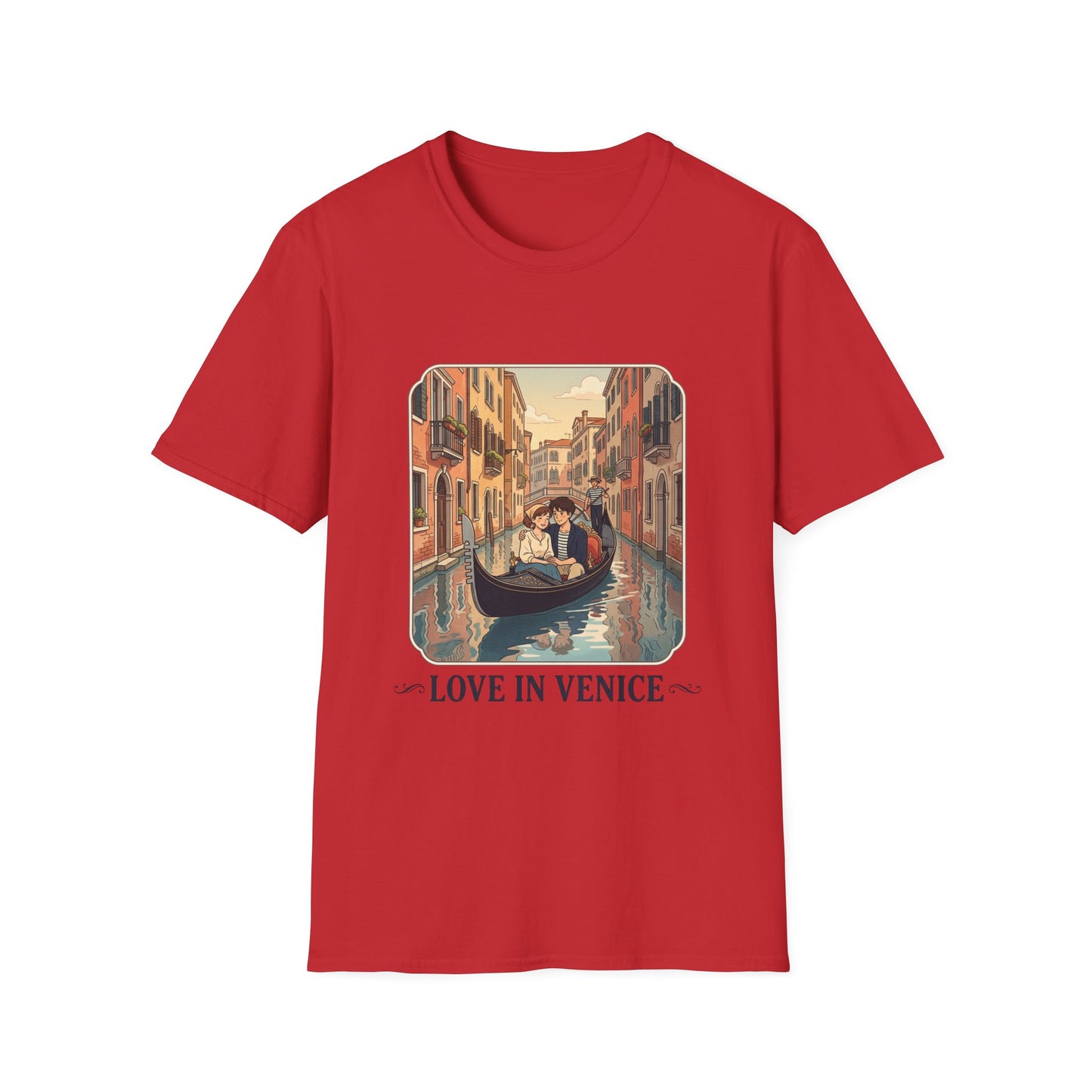 T-Shirt — Love in Venice Gondola Romantic Travel Tee