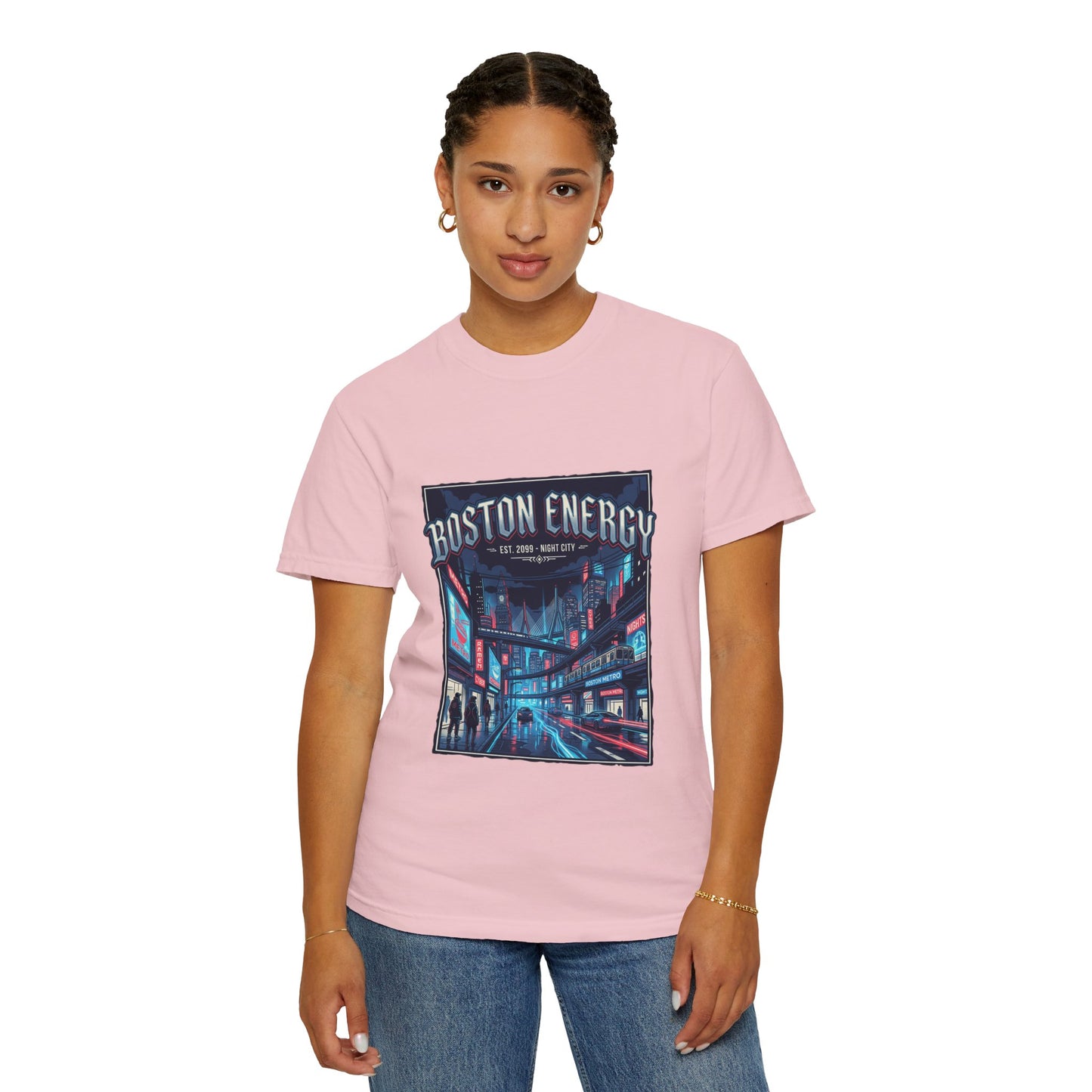 Boston Energy Graphic T-Shirt — Neon City Streetwear