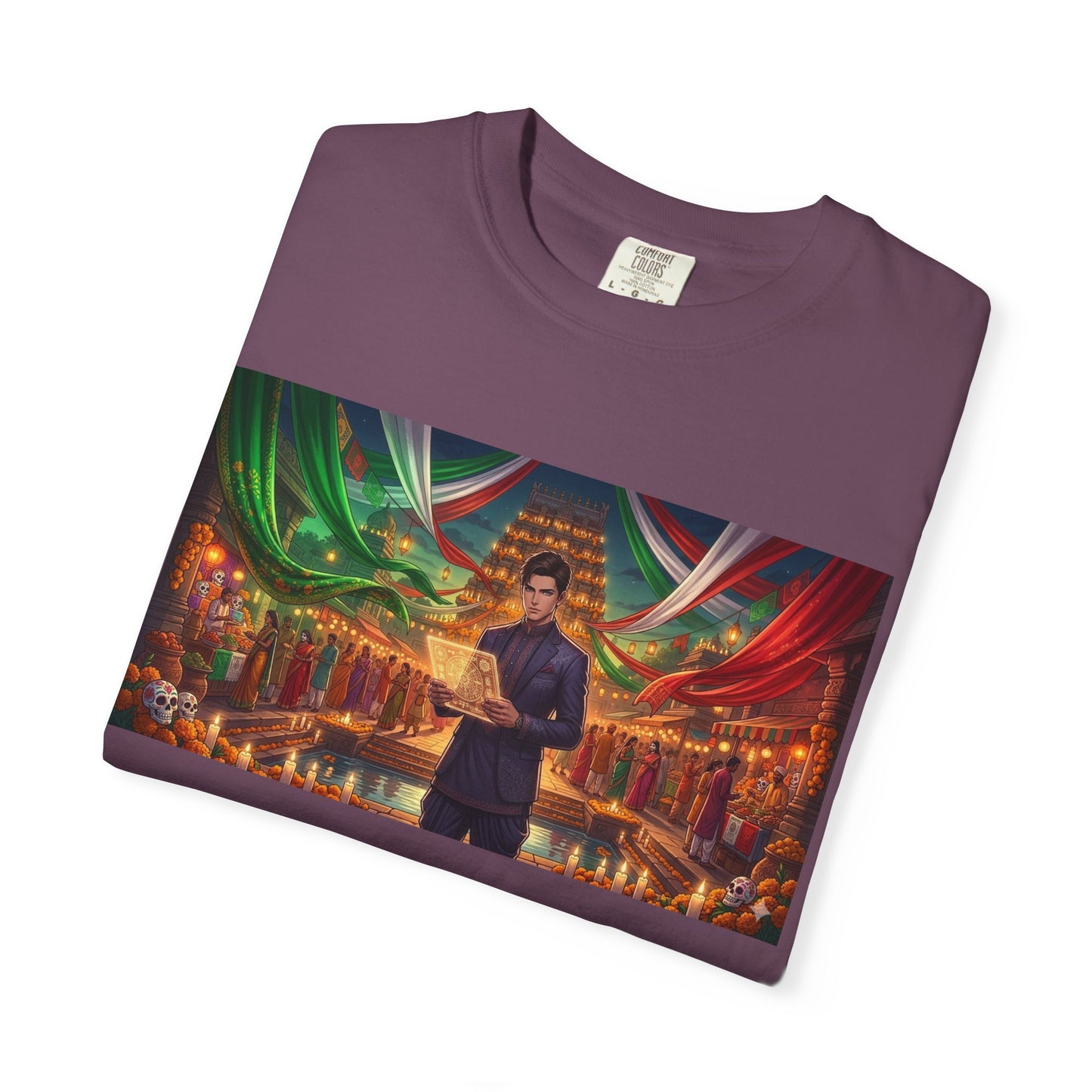 Mexican Festival Night T-Shirt — Cinematic Streets Graphic Tee