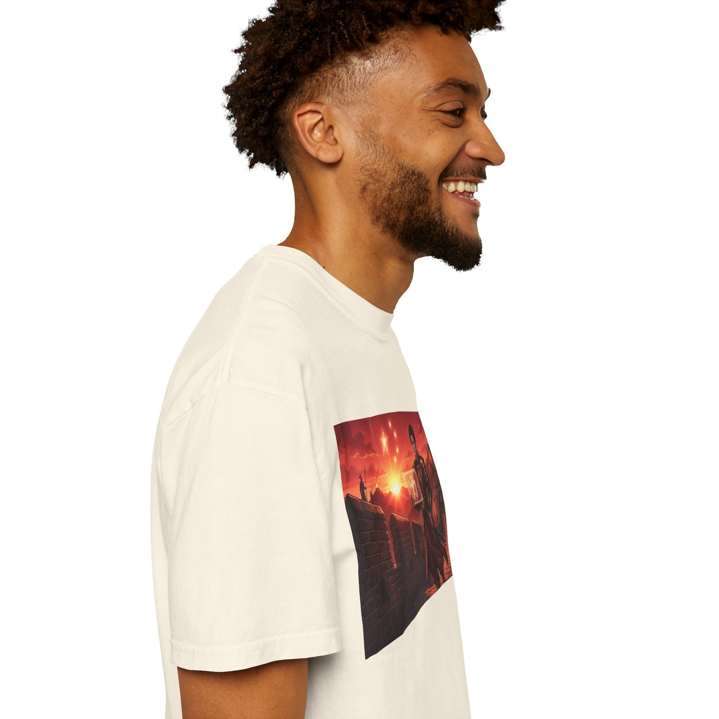Scout Regiment Sunset T-Shirt — Anime Military Wall Scene
