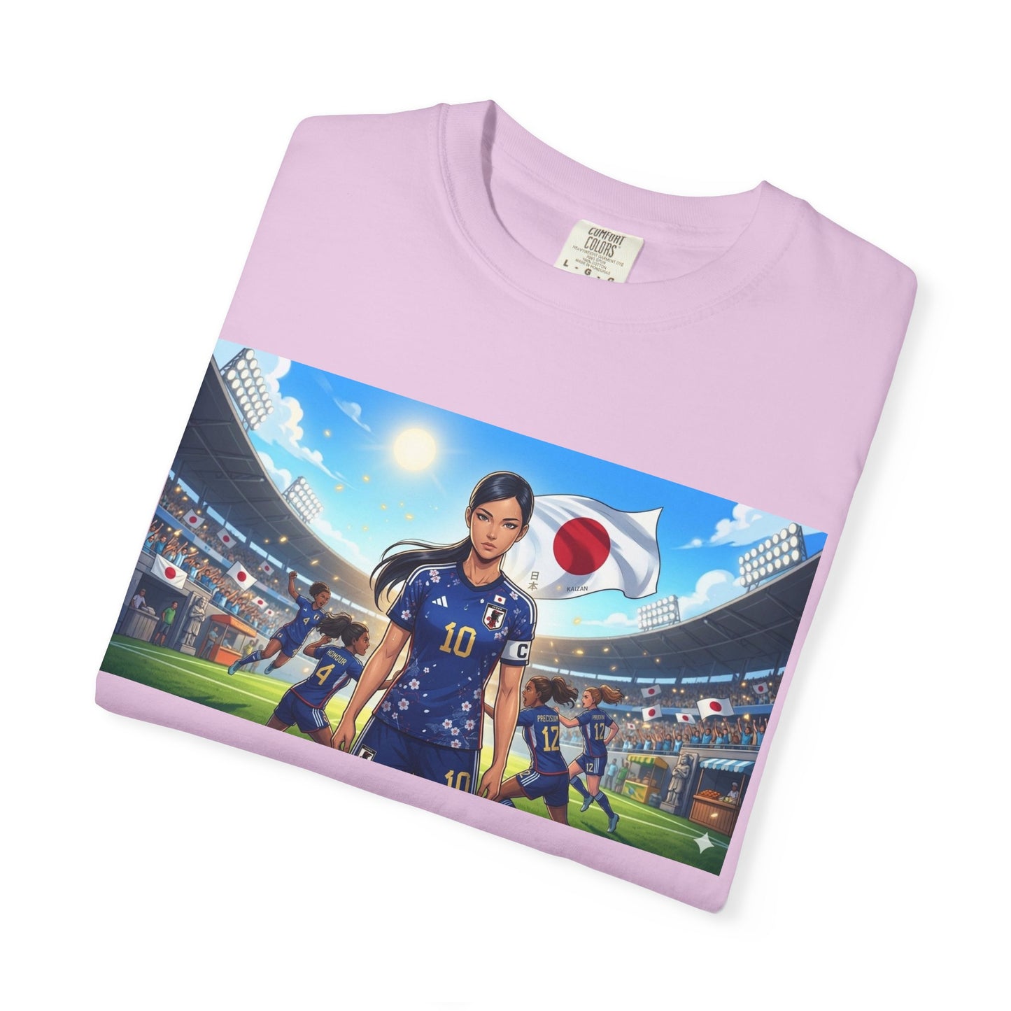 Soccer Player Japan T-Shirt — Japan Flag Soccer Fan Tee