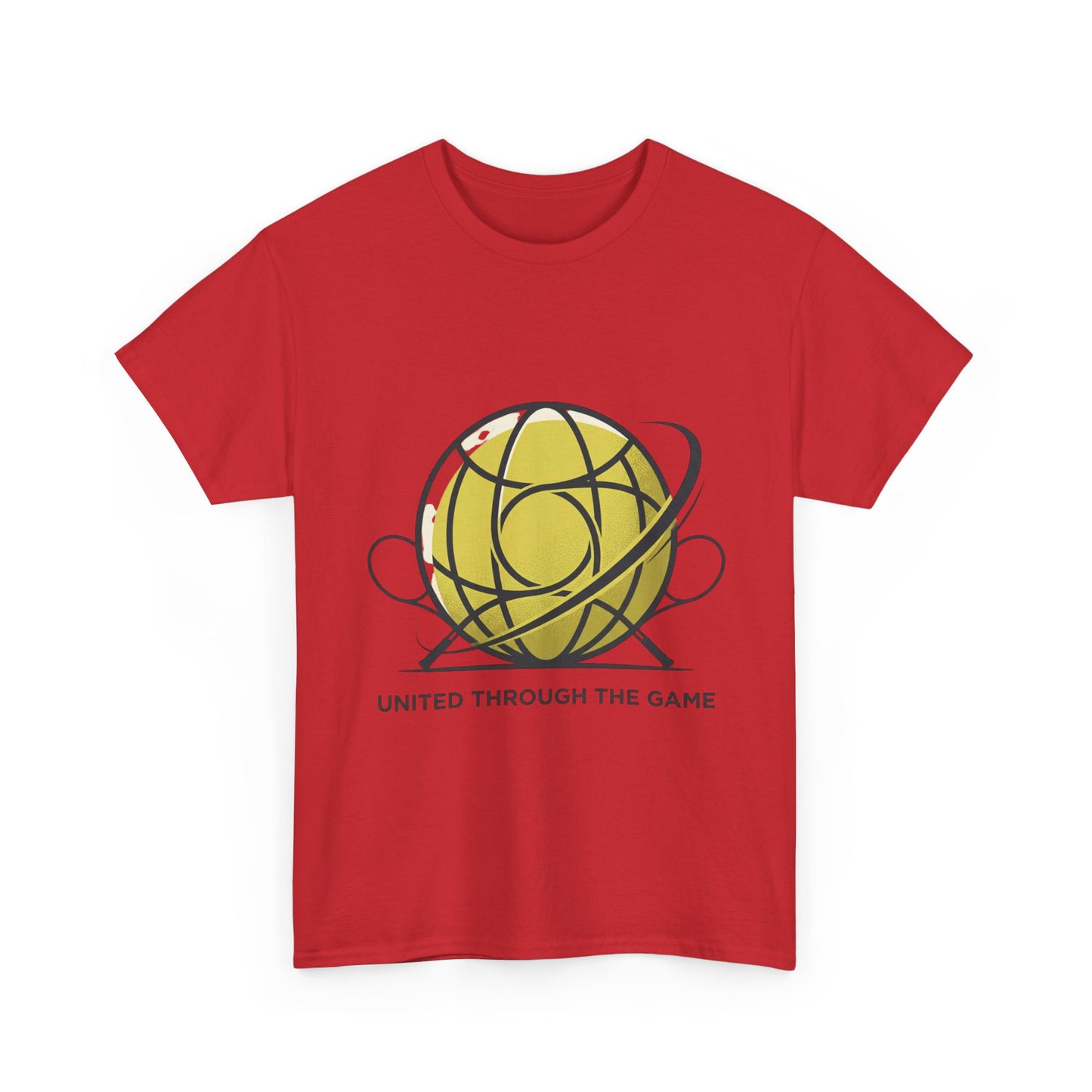 Basketball Orbit T-Shirt — “United Through The Game” Graphic Tee