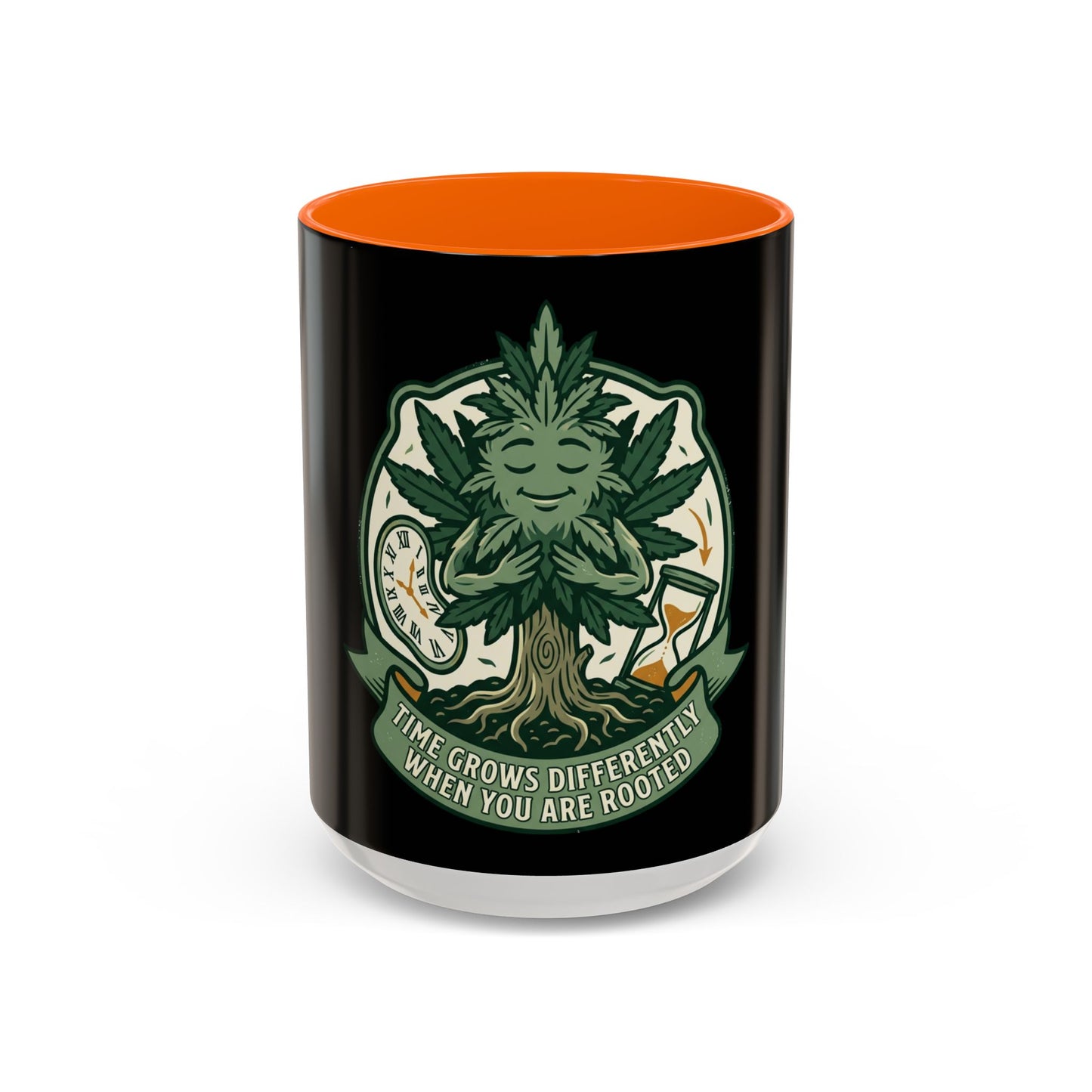 Rooted Wisdom Coffee Mug — "Time Grows Differently When You Are Rooted"