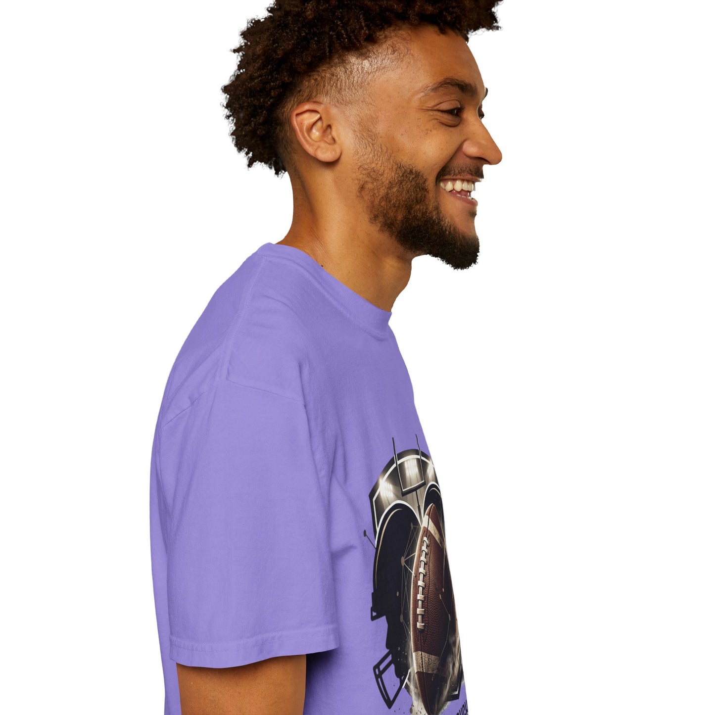 Football T-Shirt — "United Through the Game" Team Spirit Tee